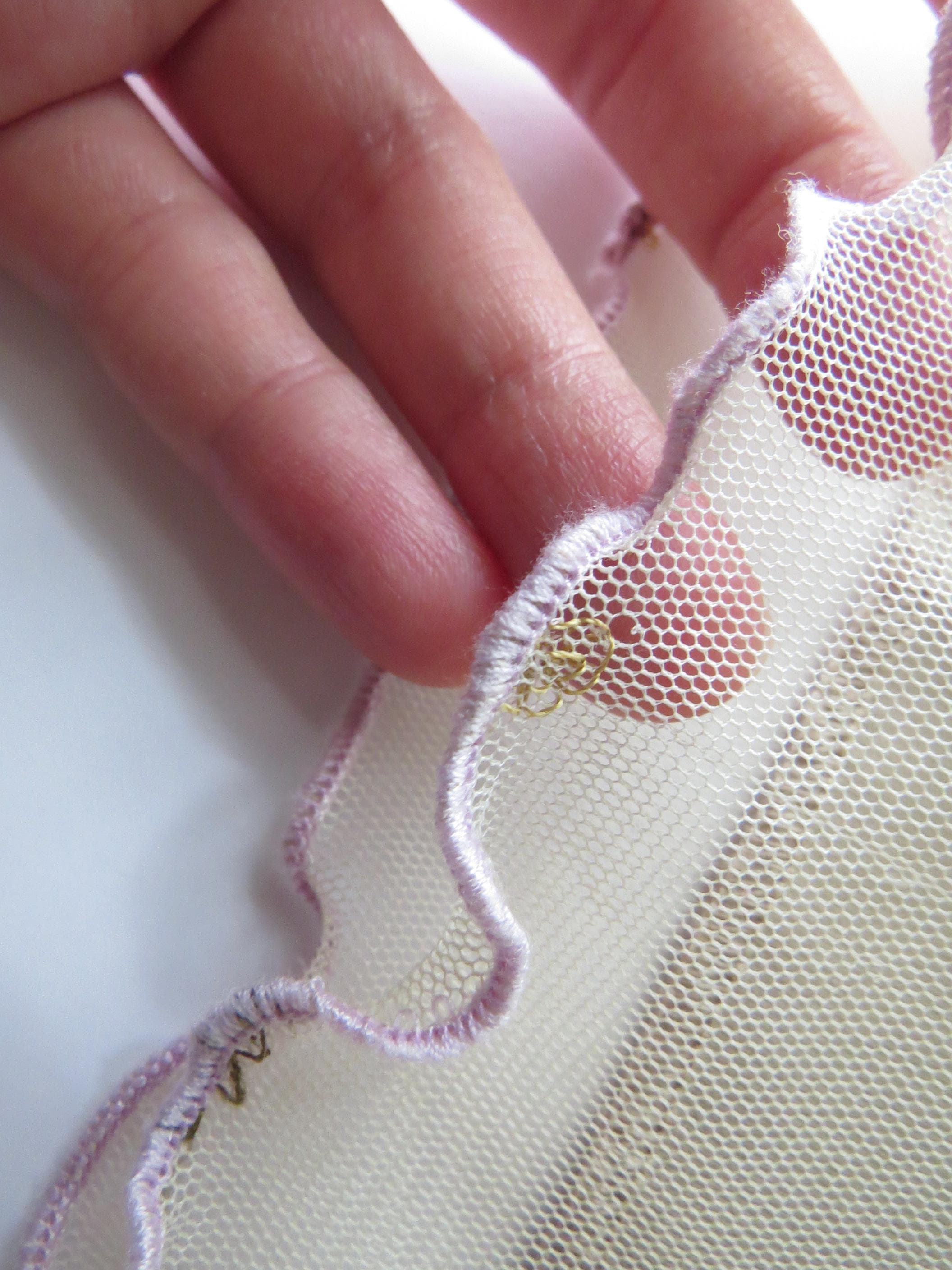 Vintage Italian Embroidered Floral Mesh Tan Skirt, Made in Italy, Njama Woman - Thumbnail 5
