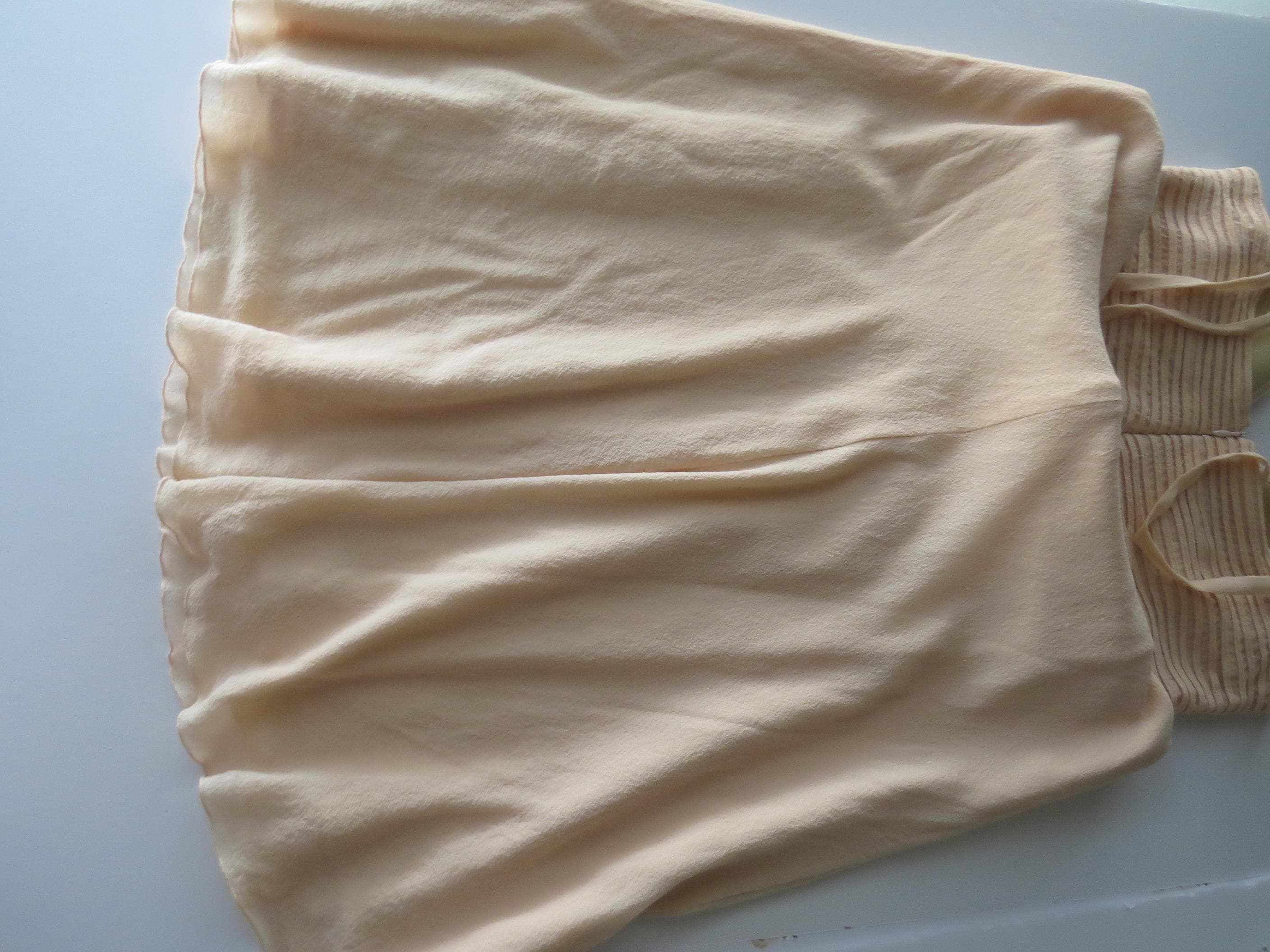 Vintage Mariella Rosati 100% Silk Dress, Bias Cut Midi, Blush Pink, Made in Italy - Thumbnail 16