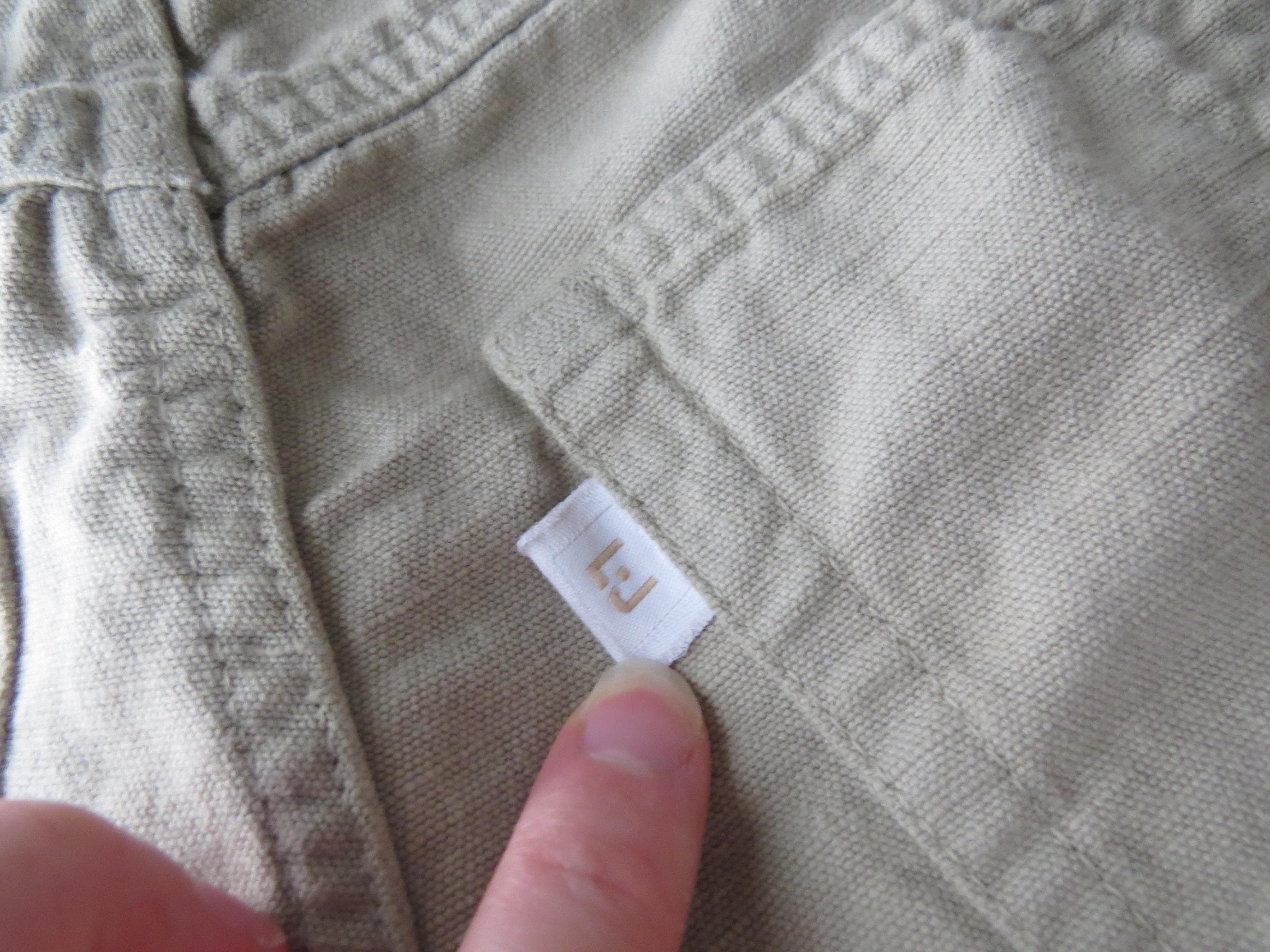 Vintage Italian Lace Appliqué Sage Khaki Bootcut Trousers, Hand-Painted Distressed 2000s - Thumbnail 6