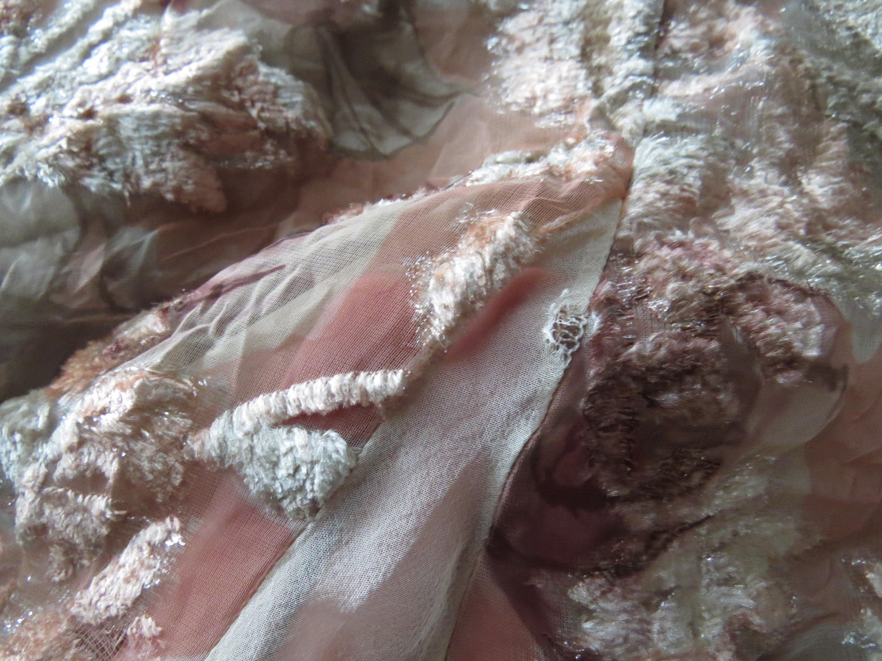 Vintage Vanessa Del Sole Burnout/devoré Floral Skirt, Made in Italy - Thumbnail 3