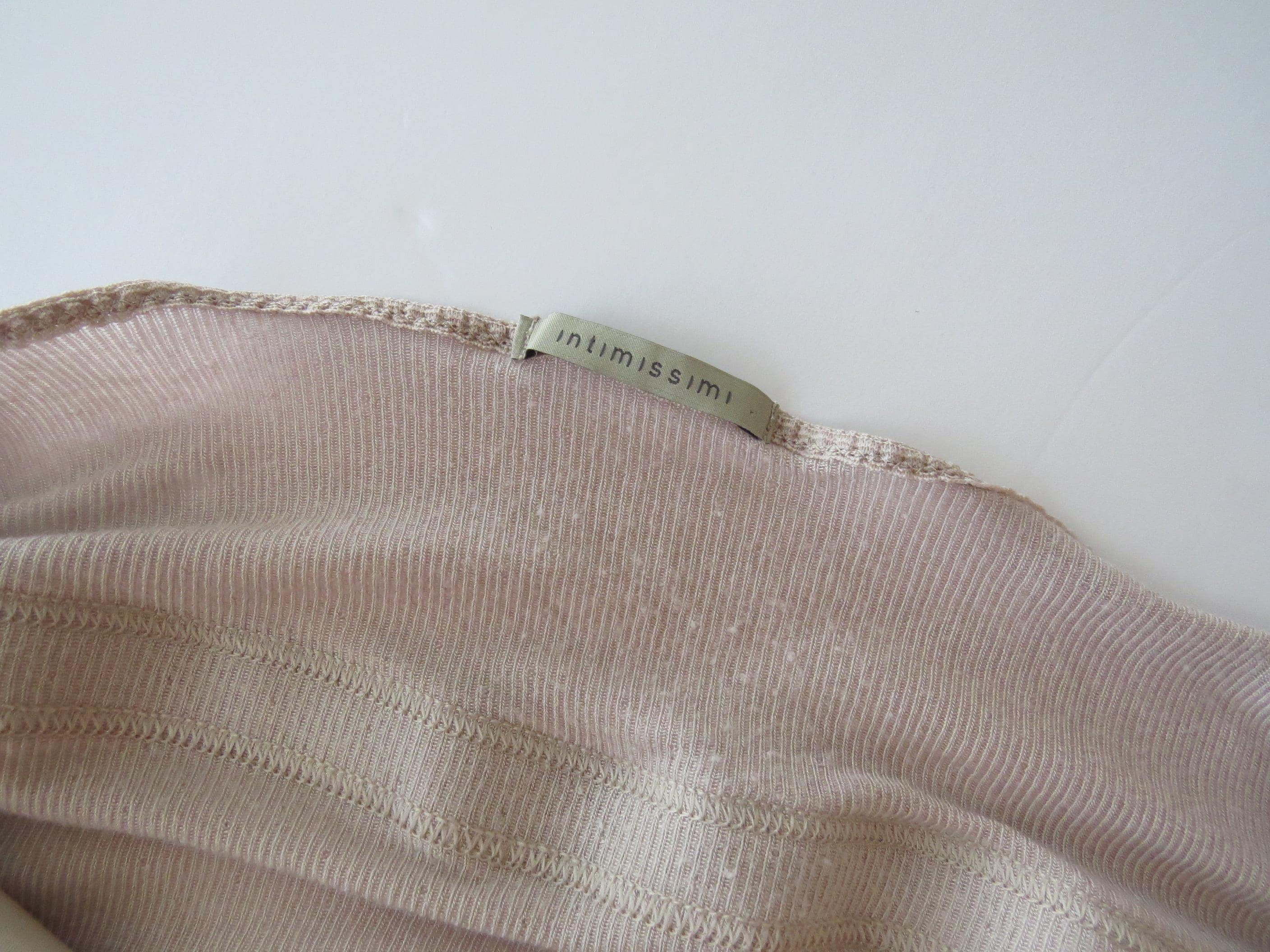 Vintage Intimissimi Mauve Lace Lettuce Edge Cami Top, 00s Italian Designer - Thumbnail 5