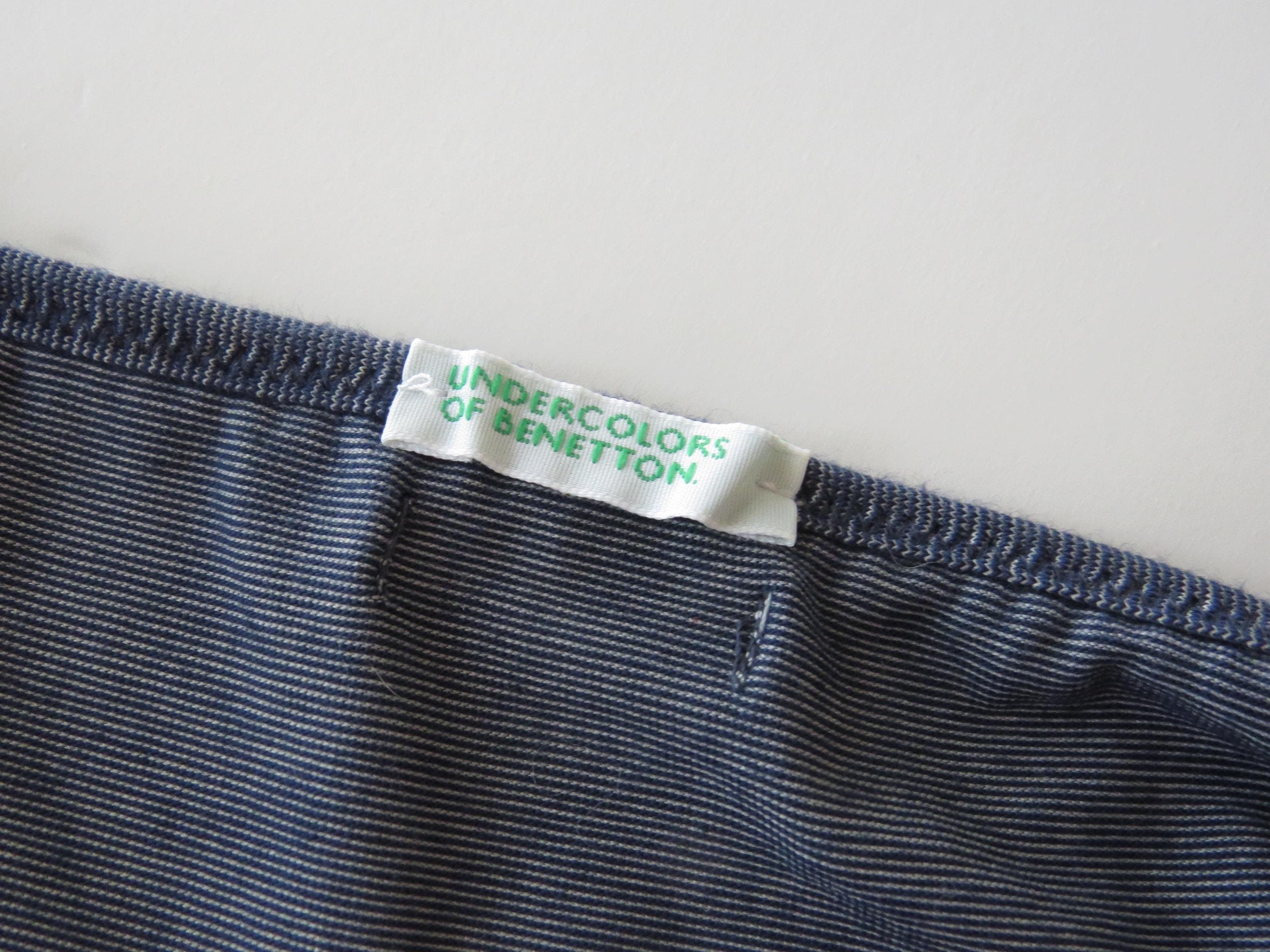 Vintage Italian Denim Sheer Floral Mesh Cami / Tank Top, United Colors of Benneton 2000s - Thumbnail 2