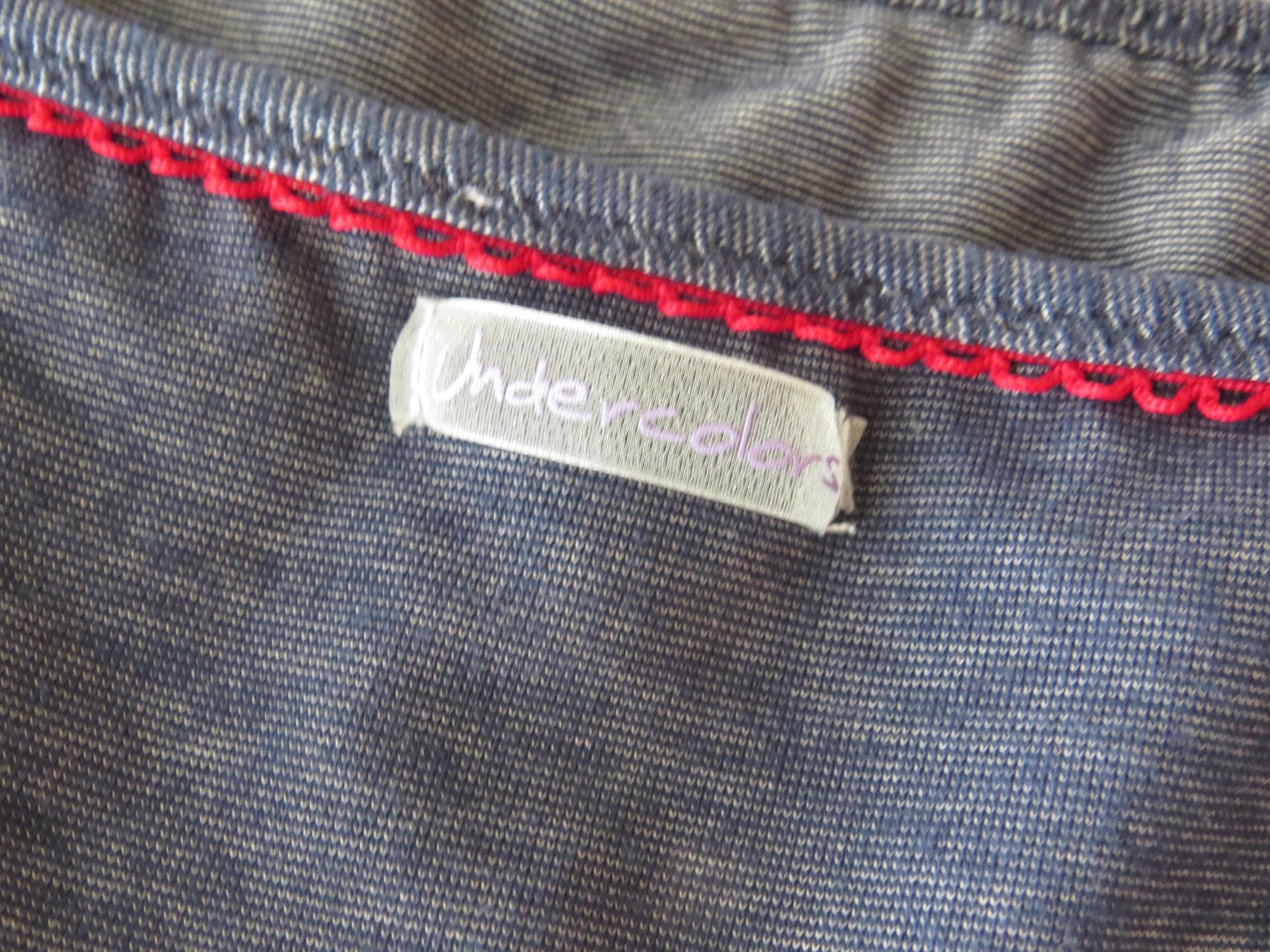 Vintage Italian Denim Sheer Floral Mesh Cami / Tank Top, United Colors of Benneton 2000s - Thumbnail 6