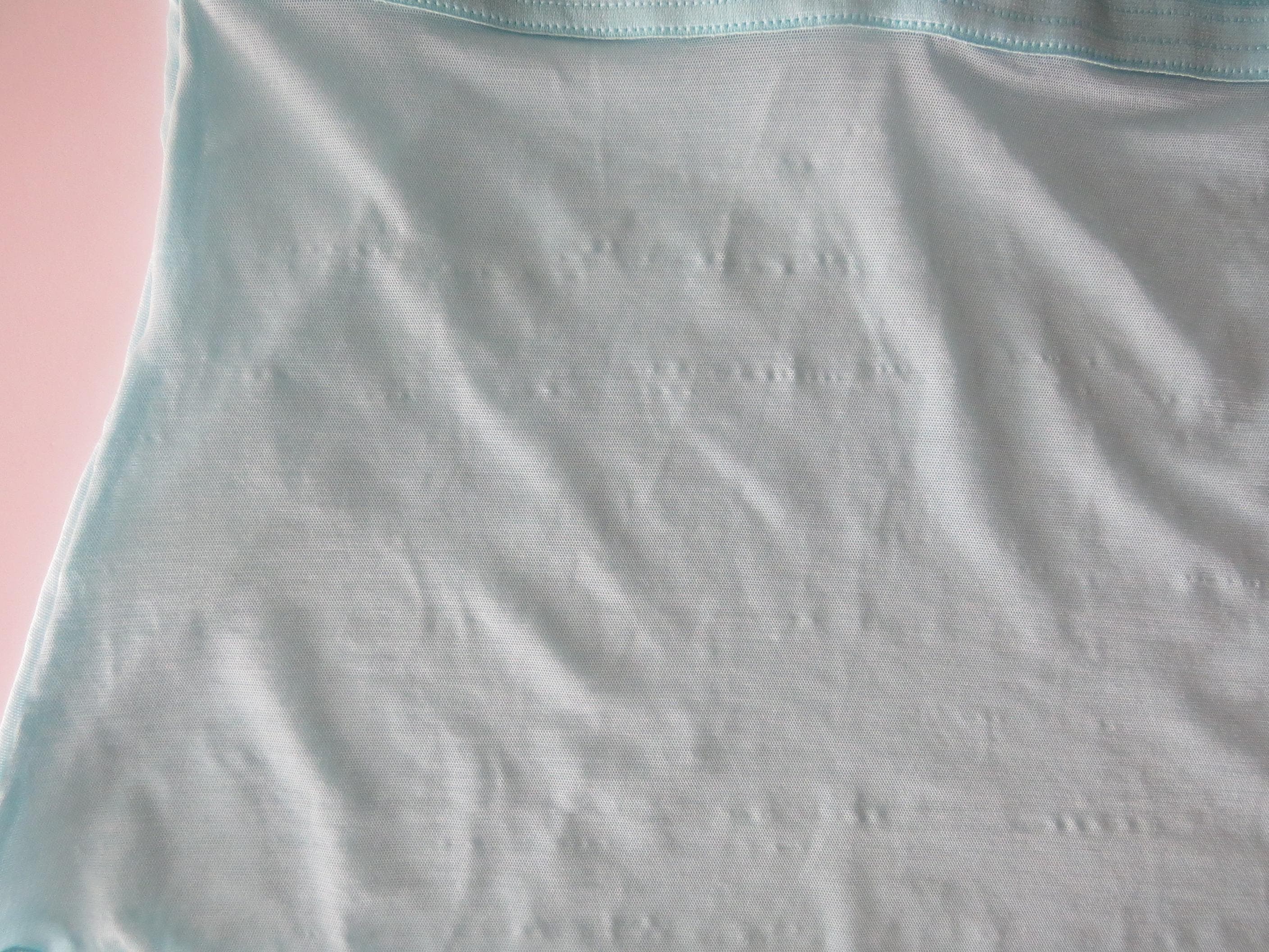 Vintage Italian Intimissimi Pastel Blue / Cornflower Blue Cami, Embroidery Details, 2000s - Thumbnail 5
