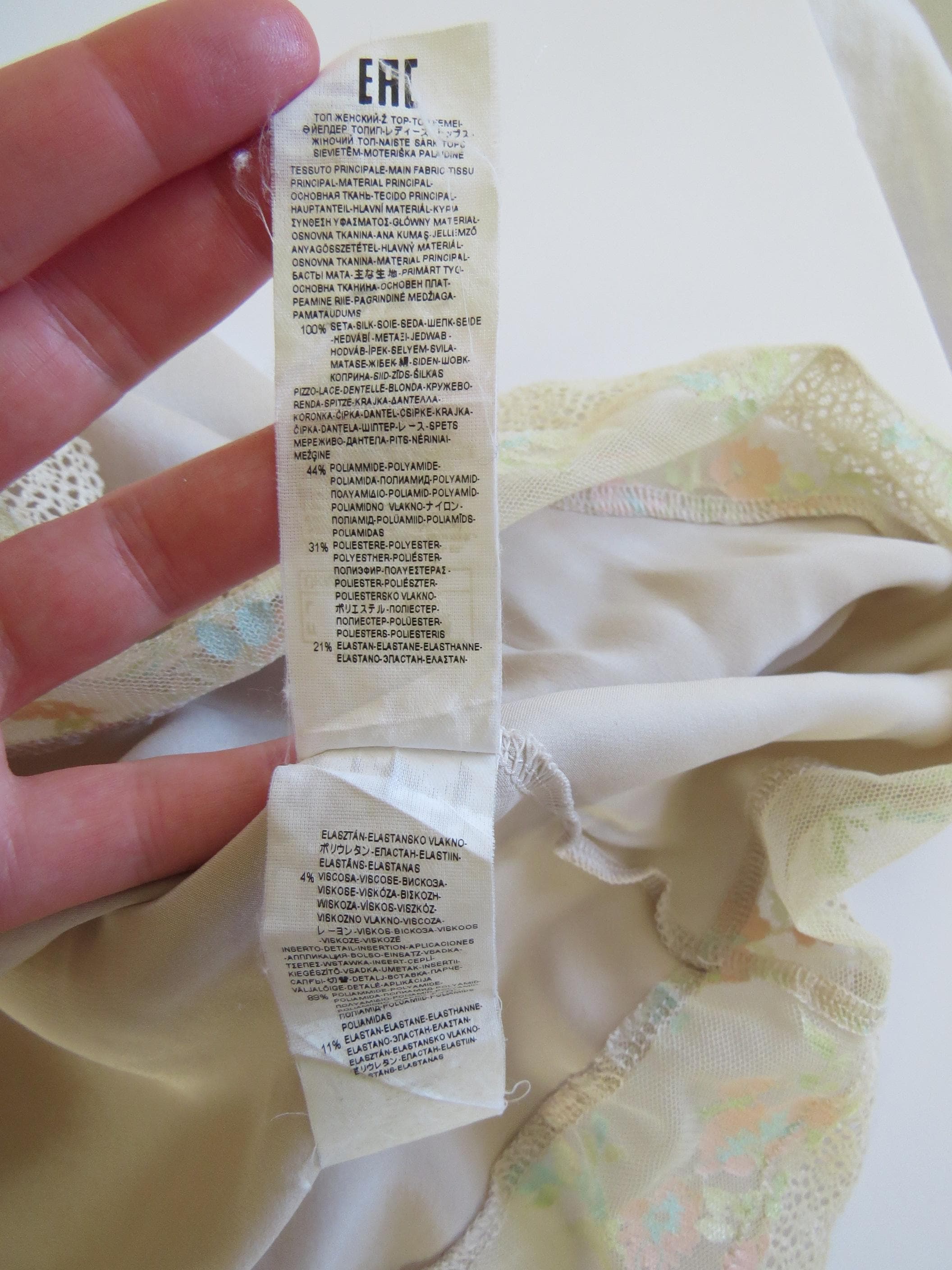 90s Vintage Italian 100% Silk Chemise/Slip Dress Bias Cut Champagne Muted Pink Intimissimi - Made in Italy - Thumbnail 5