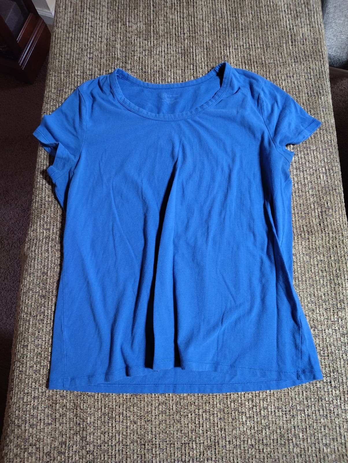 NOBO NO BOUNDARIES Bright Blue Short Sleeve Round Neck Tee Shir XXL