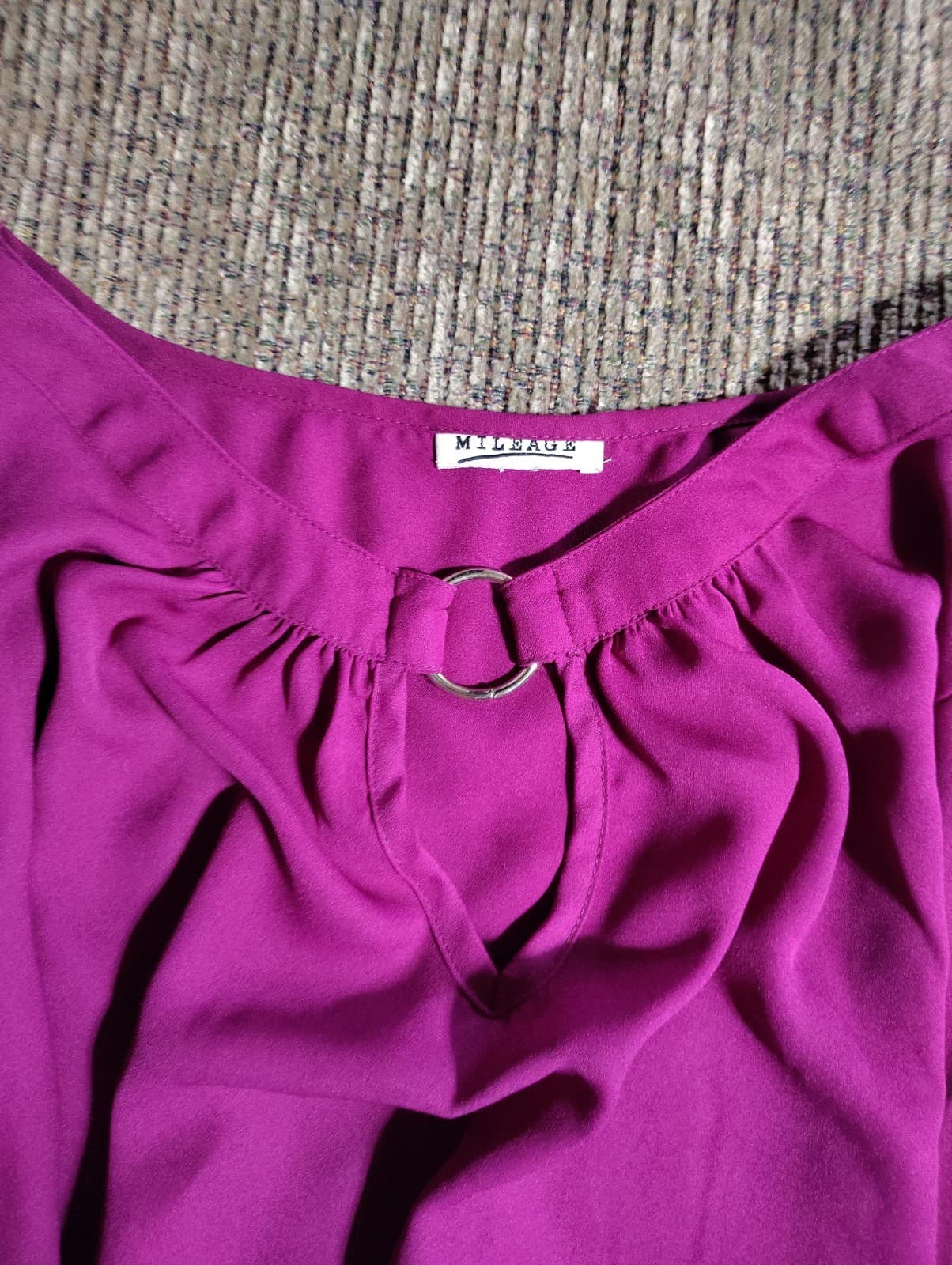 magenta/purple long-sleeve blouse from the brand Mileage, - Thumbnail 4