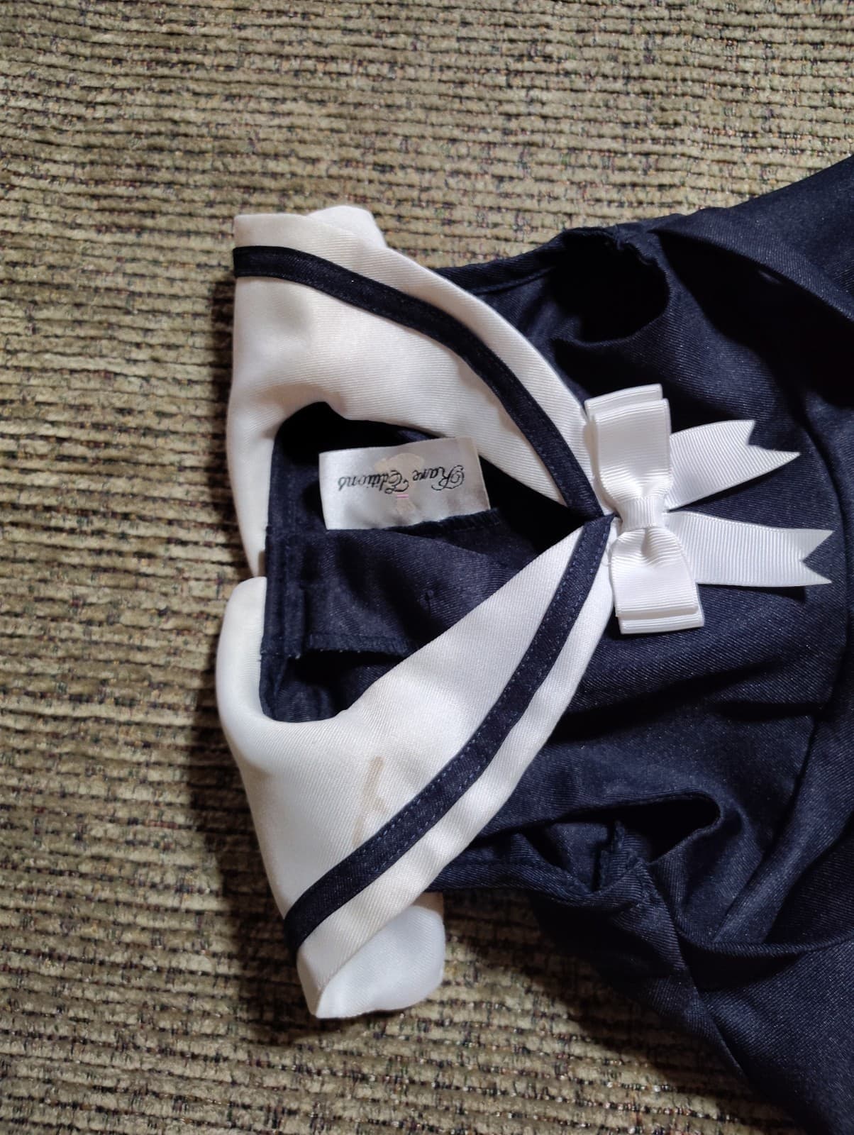 Bonnie Jean Baby Girls Sailor Nautical Navy Uniforms Back to school dress 18M - Thumbnail 5