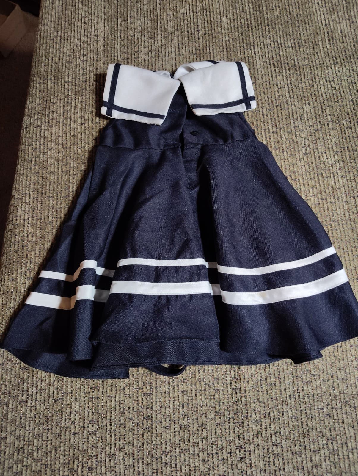 Bonnie Jean Baby Girls Sailor Nautical Navy Uniforms Back to school dress 18M - Thumbnail 7