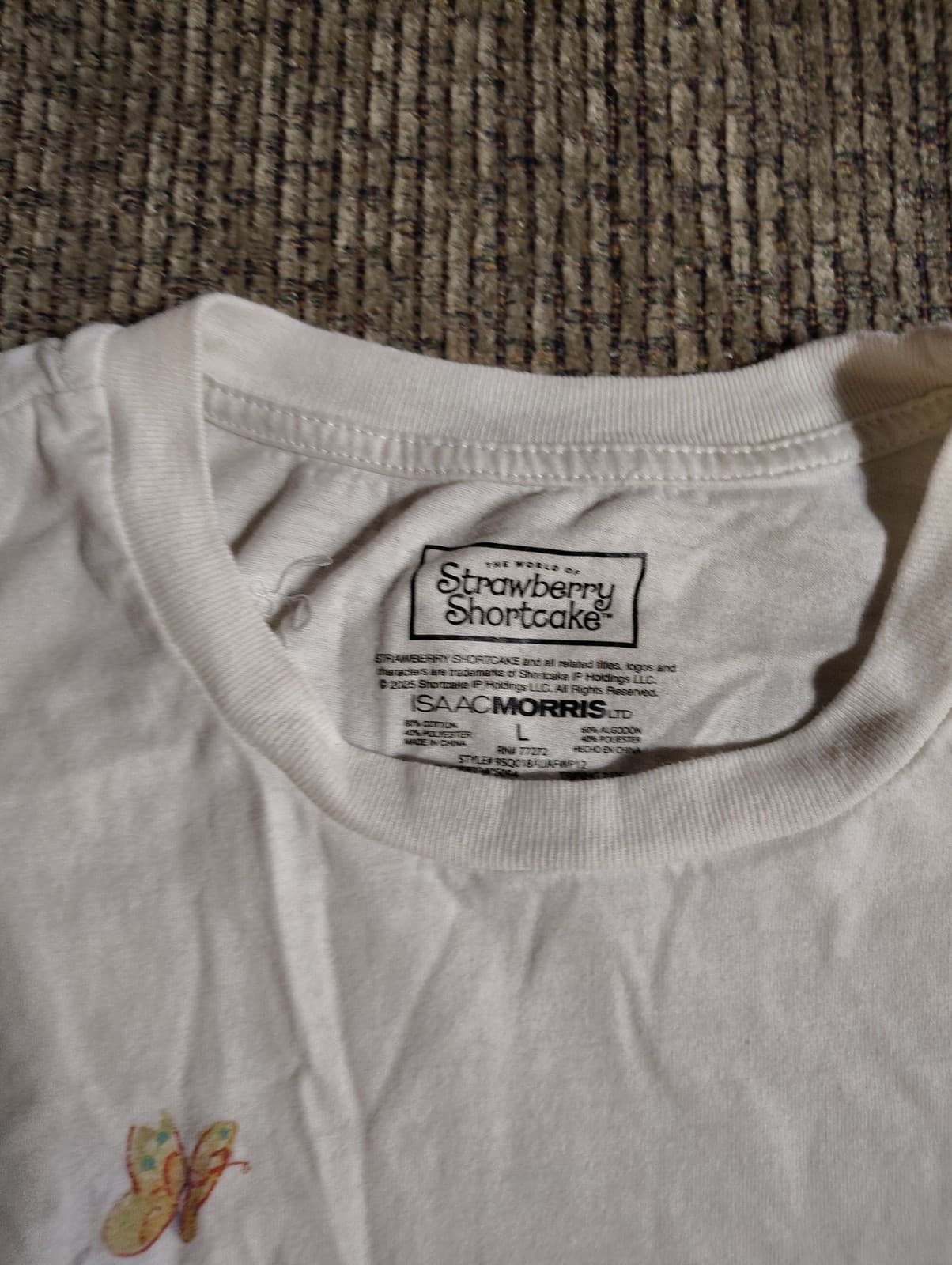 Nwt Strawberryshortcake Tshirt Womens Large Cotton Blend, 80s Inspired - Thumbnail 4