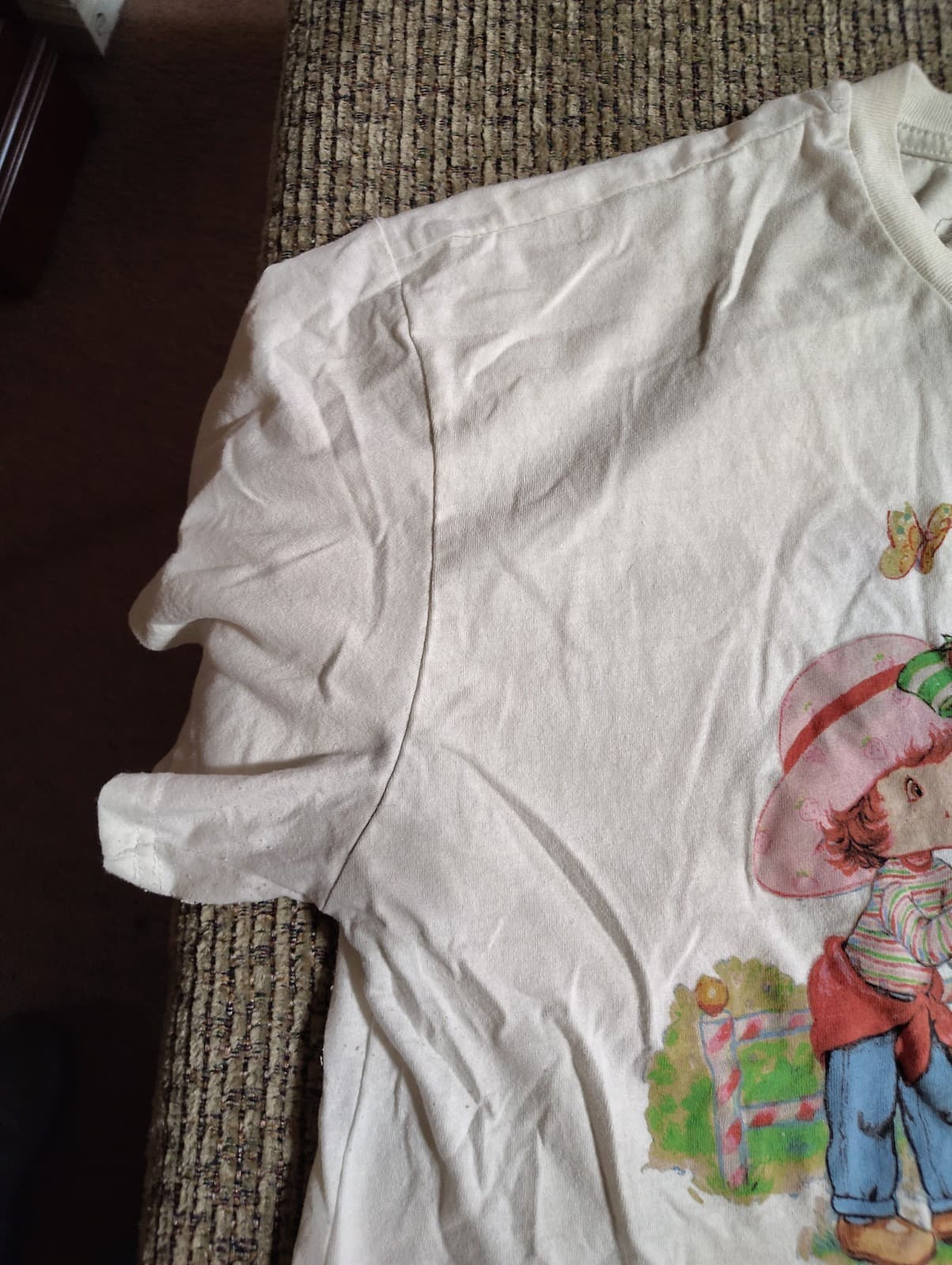 Nwt Strawberryshortcake Tshirt Womens Large Cotton Blend, 80s Inspired - Thumbnail 2