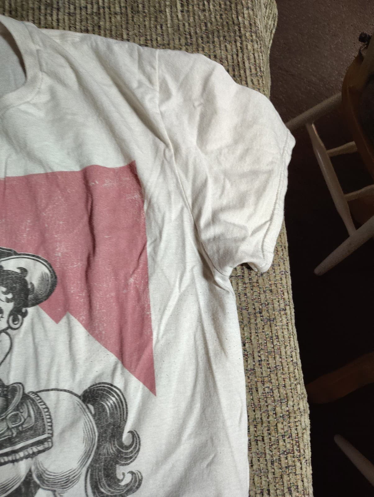 Betty Boop Cowgirl Design Sand Short Sleeve T shirt Size XL - Thumbnail 3
