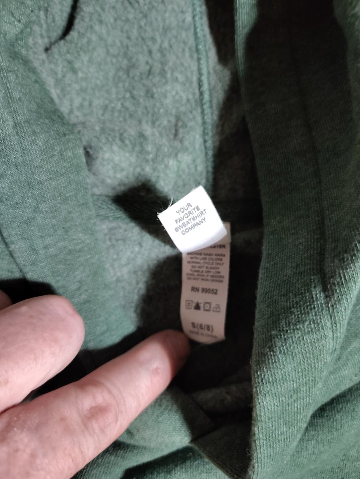 INDEPENDENT TRADING COMPANY Unisex Green Pullover Hoodie Size S - Thumbnail 5