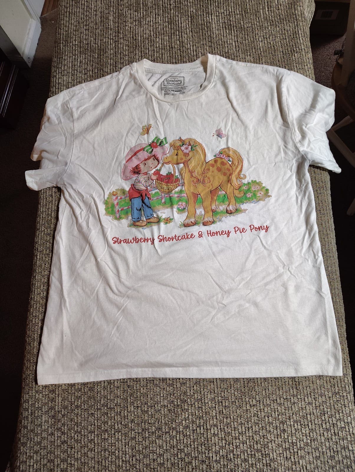 Nwt Strawberryshortcake Tshirt Womens Large Cotton Blend, 80s Inspired
