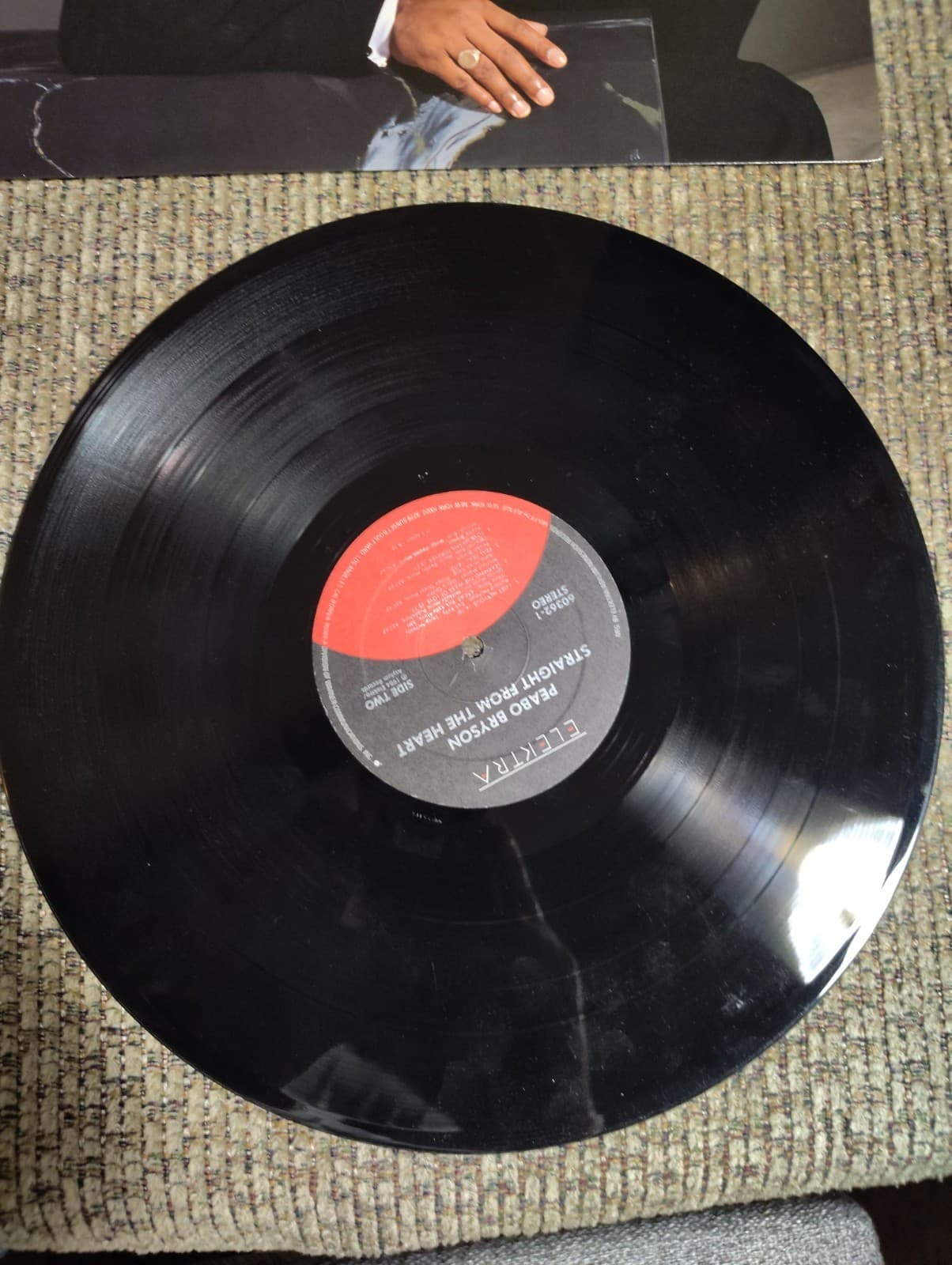 PEABO BRYSON STRAIGHT FROM THE HEART LP VINYL RECORD - Thumbnail 4