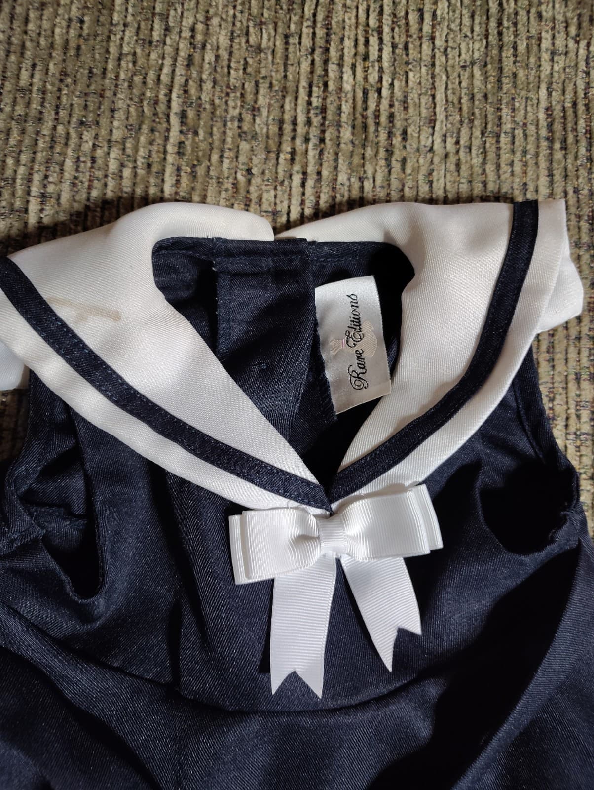 Bonnie Jean Baby Girls Sailor Nautical Navy Uniforms Back to school dress 18M - Thumbnail 4