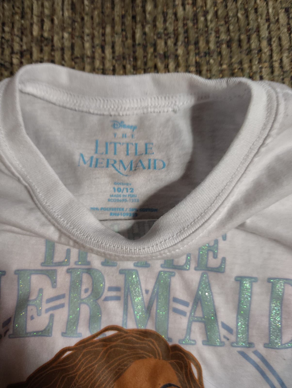 disney little mermaid t shirt Small - Thumbnail 4