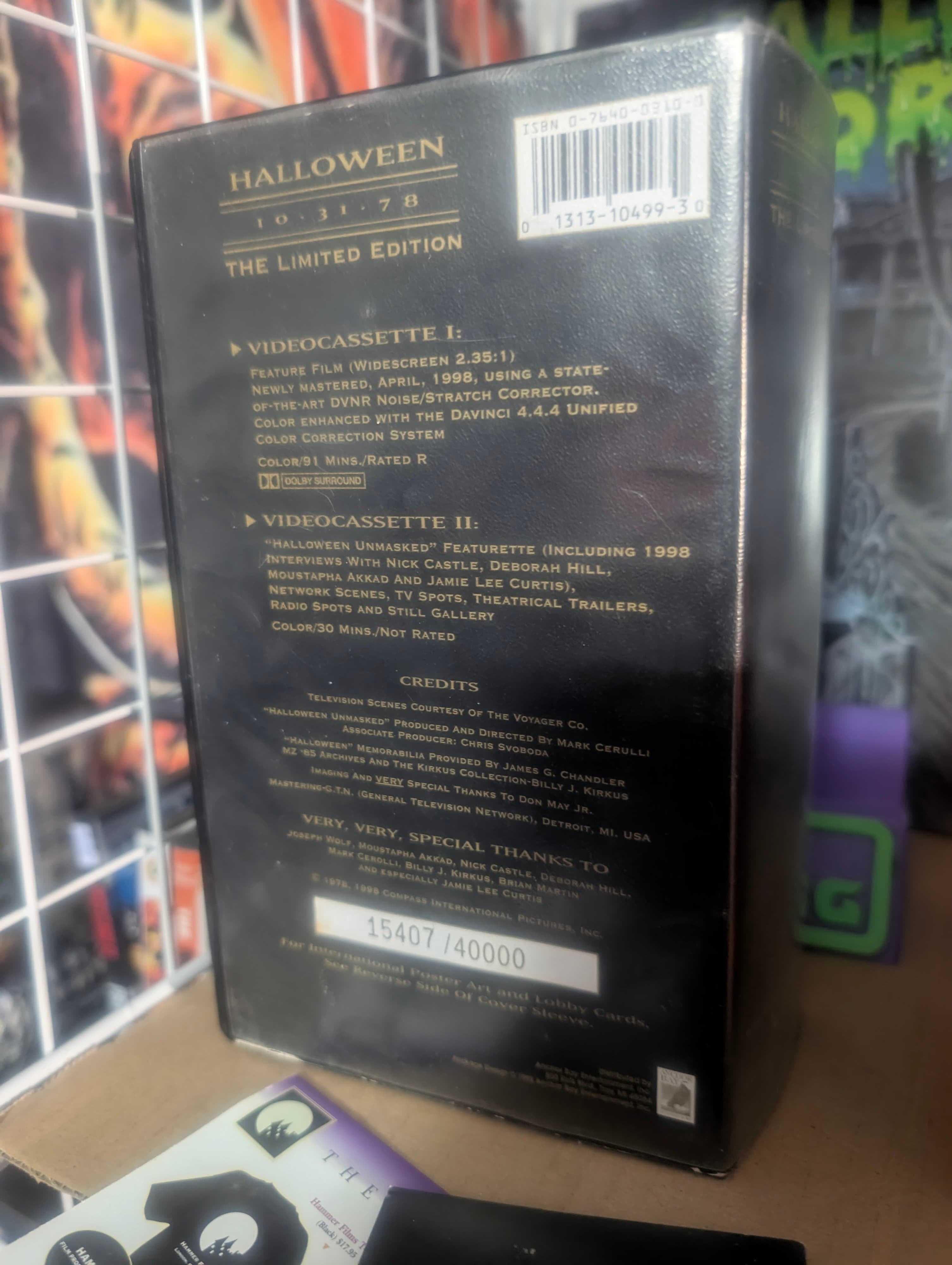 Halloween 10.31.78 The Limited Edition VHS Set - Thumbnail 3