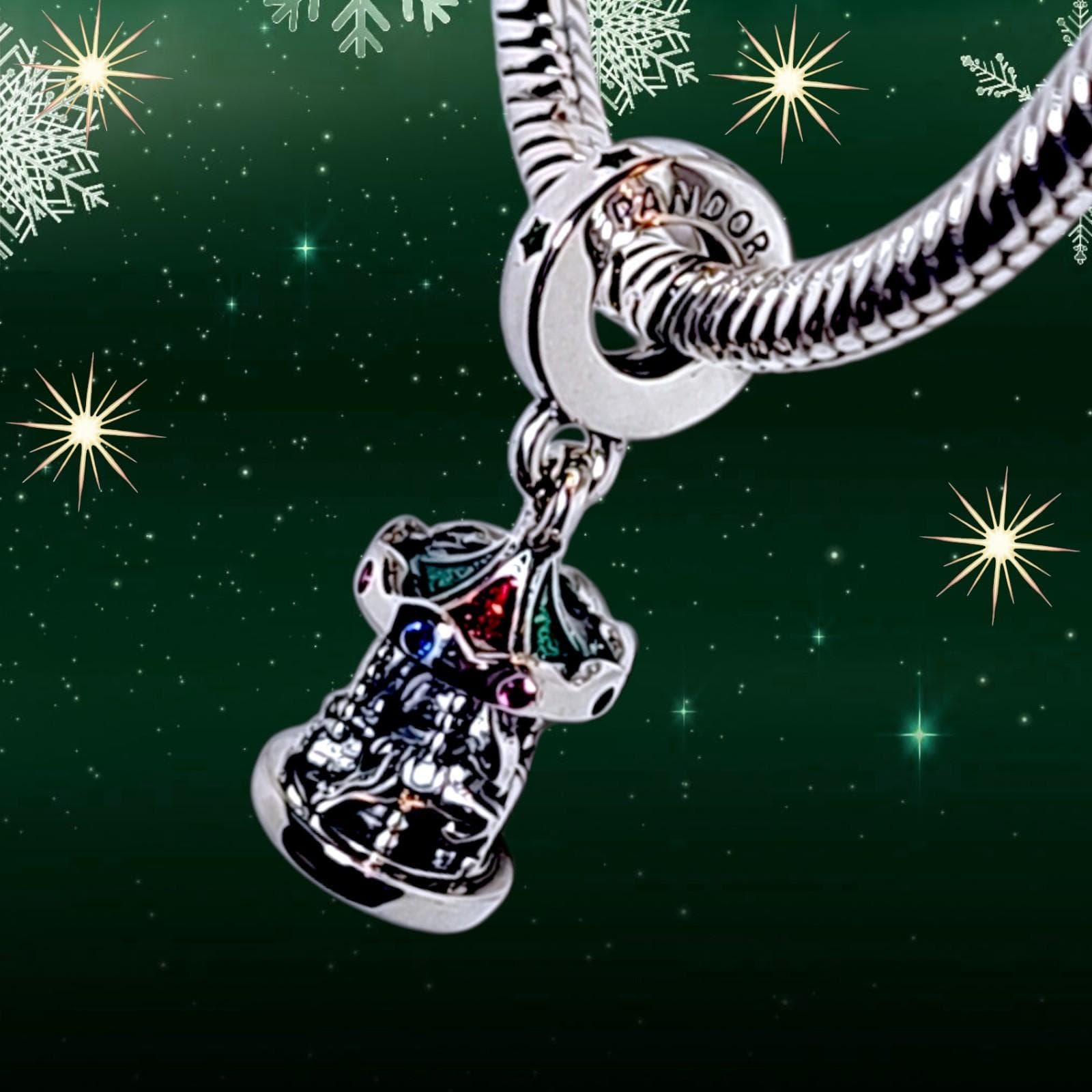 PANDORA Bead Spinning Carousel Dangle Charm 793586C01 - Thumbnail 3