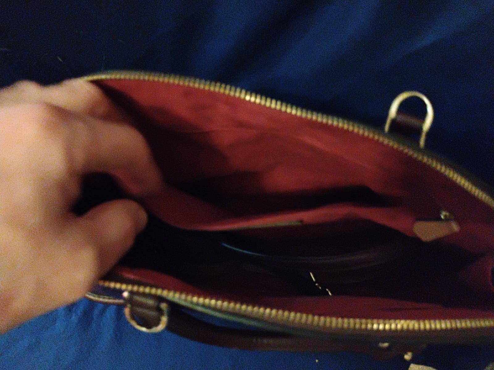 Coach Satchel ‘Sierra’ Oxblood Burgundy Signature C Debossed Patent Leather - Thumbnail 4