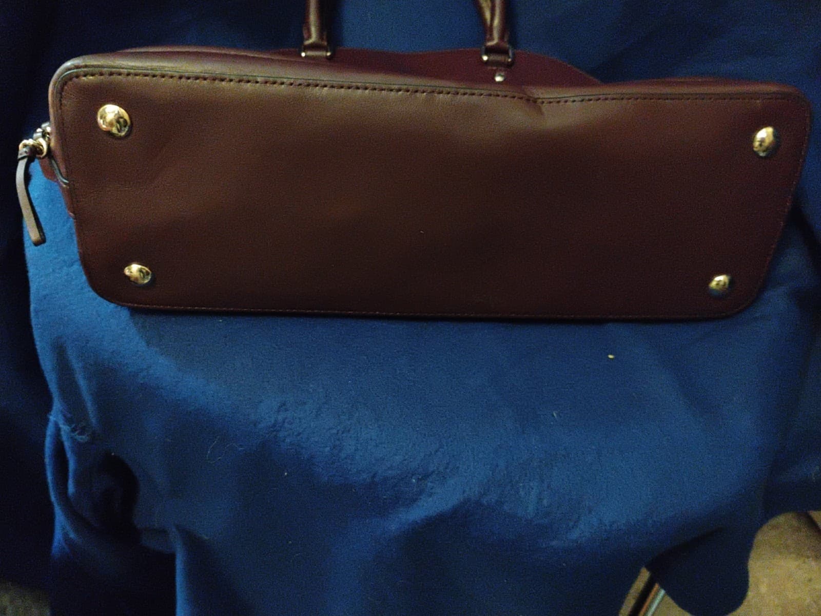 Coach Satchel ‘Sierra’ Oxblood Burgundy Signature C Debossed Patent Leather - Thumbnail 3