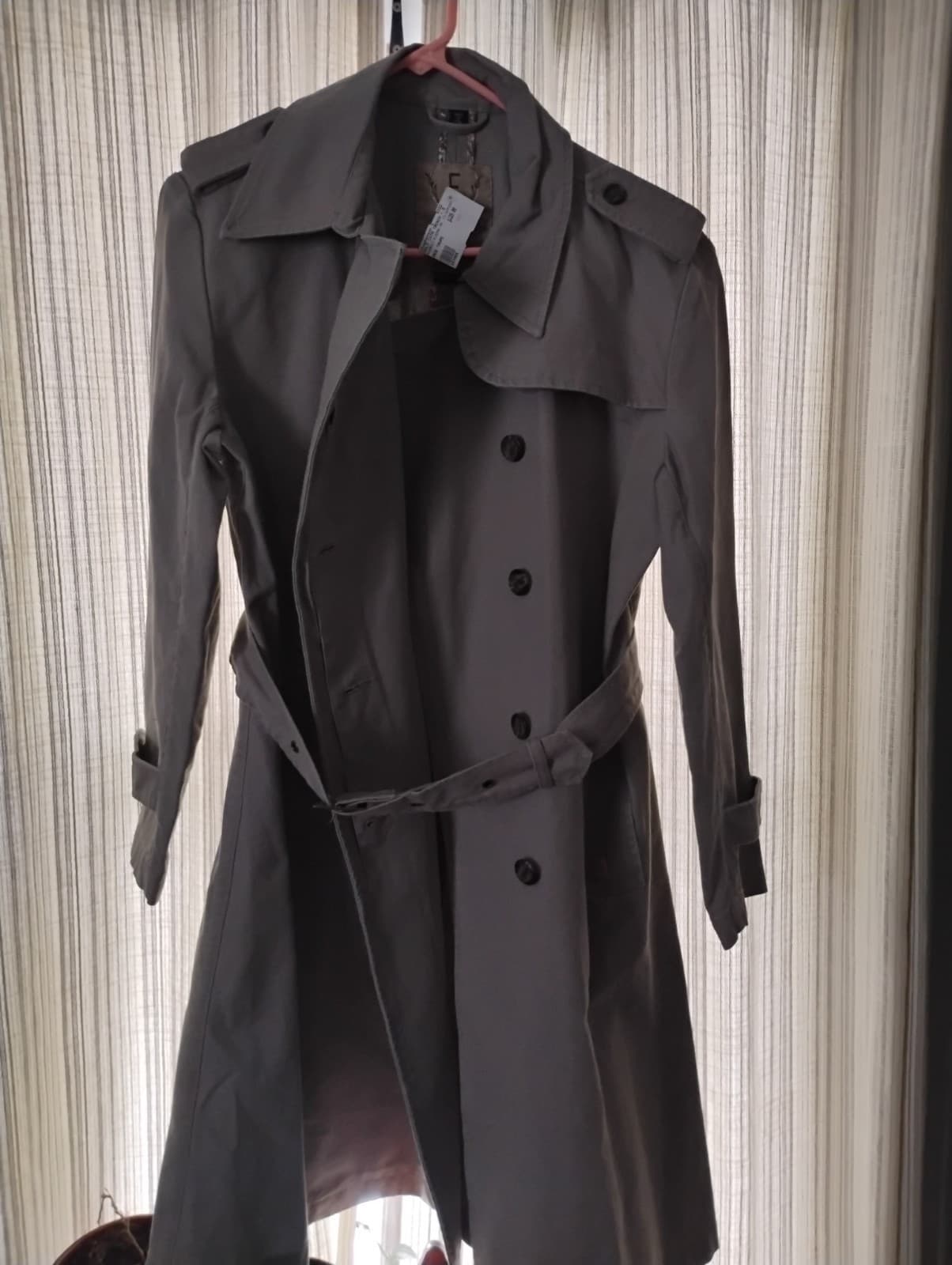 Vintage Woman's Trench Coat belted Eddys Jackets By Capital Garments - Thumbnail 2