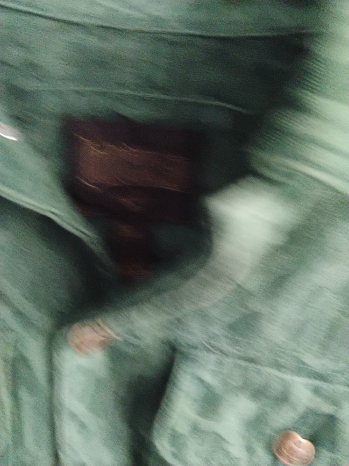 NWT! FOREVER 21 WICKED Size Medium Men's Green Denim Jacket RARE The Musical - Thumbnail 4
