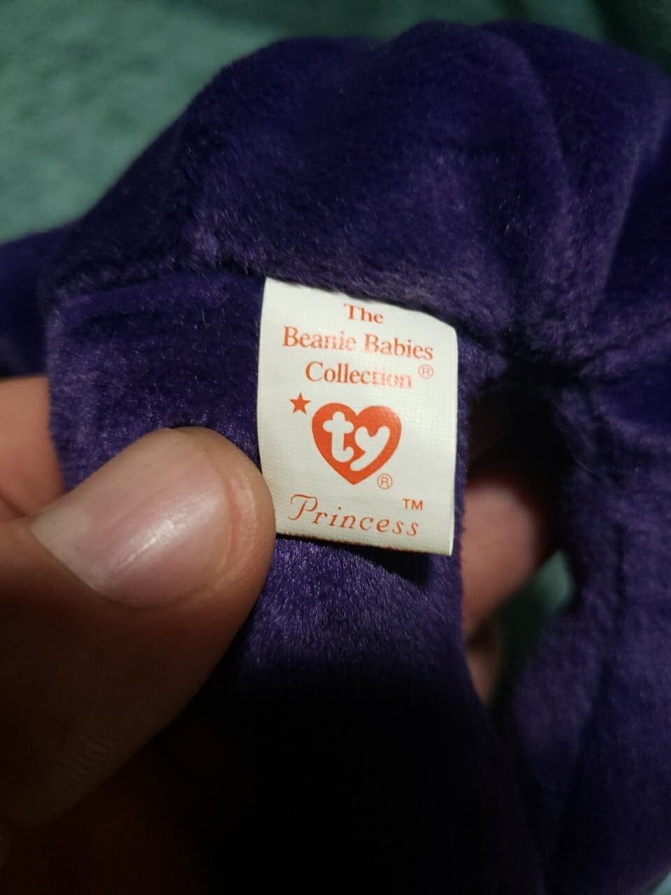 1997 Princess Diana Beanie Baby First Edition. Rare Beanie Baby With Errors - Thumbnail 4