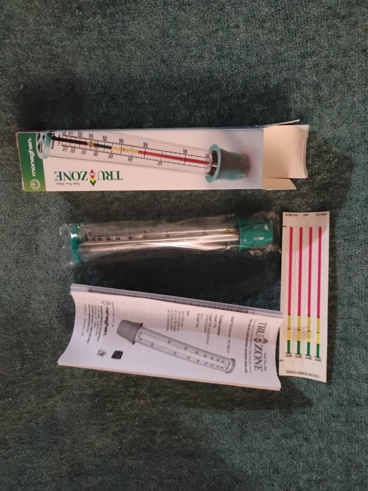 TruZone Peak Flow Meter 96510 by Monaghan –New In Box - Thumbnail 5