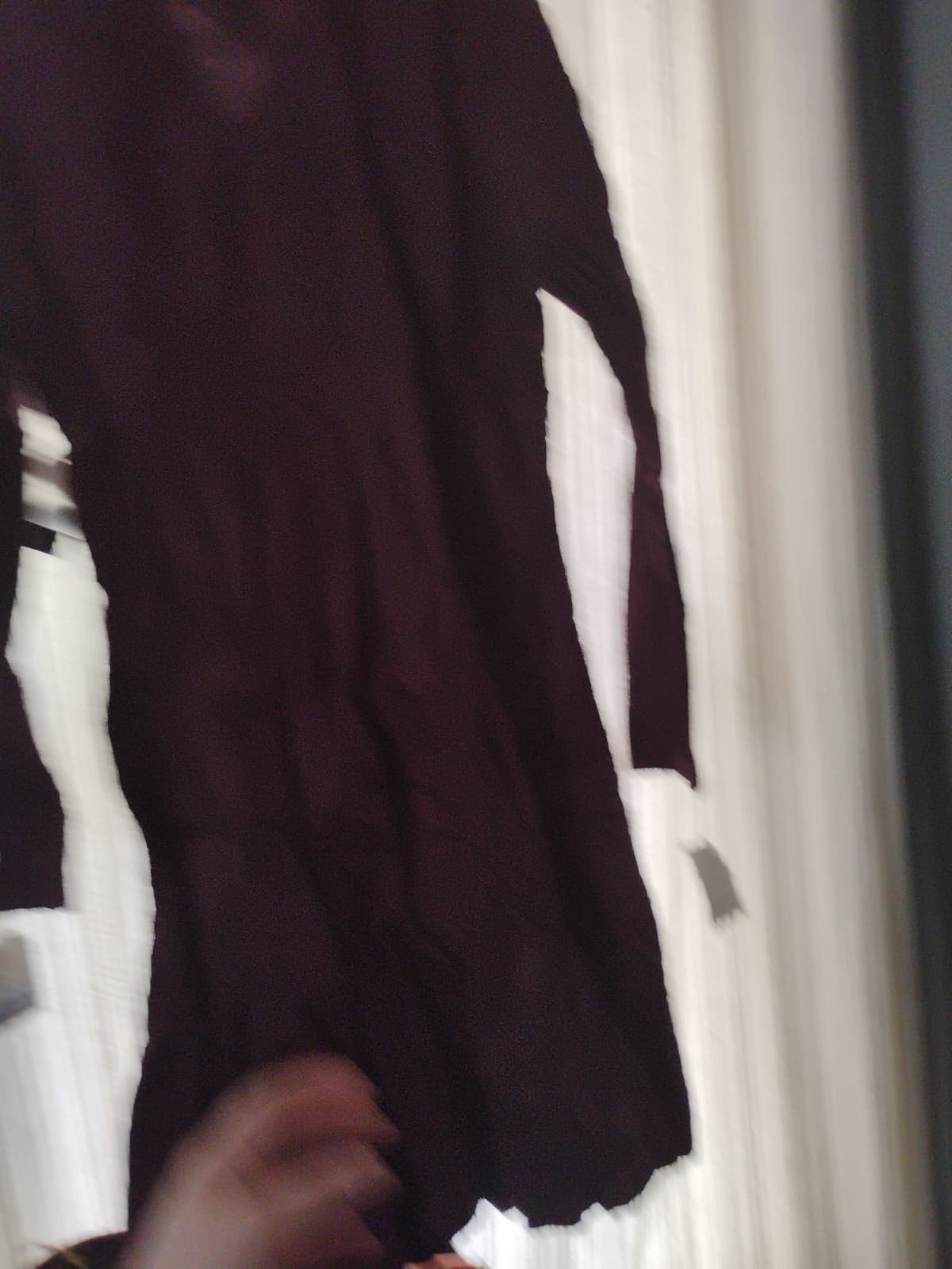 Calvin Klein Jeans Belted Button-Up Dark Red Jacket - Thumbnail 3