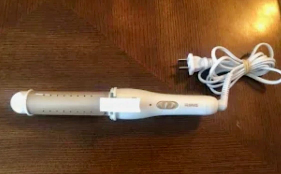 Vintage Riva Curling Iron with Original Box - Retro Hair Styling Prop