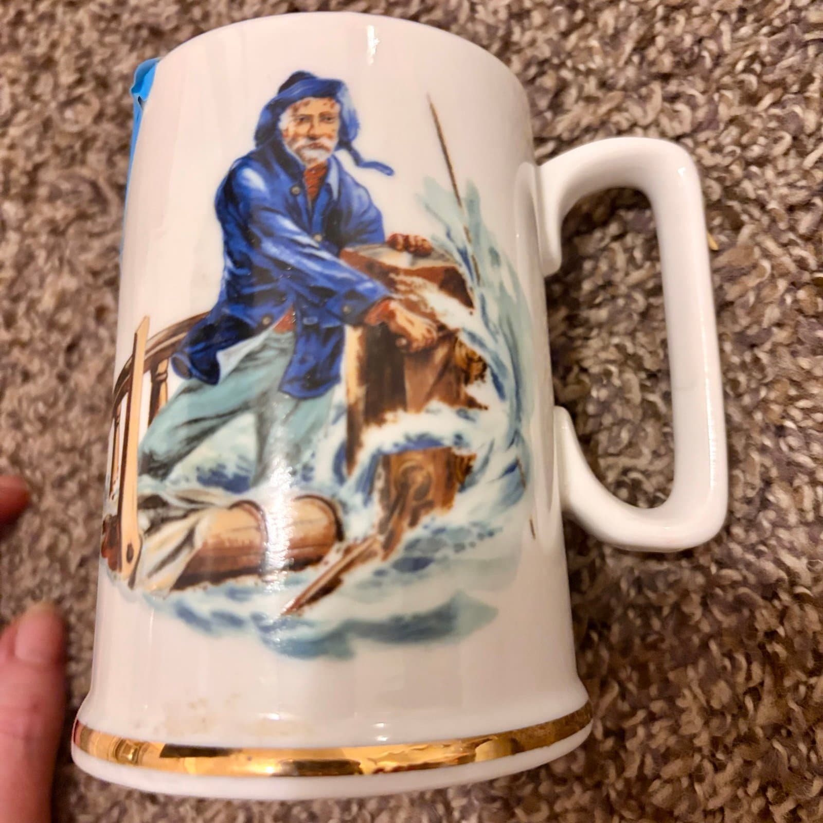 Norman Rockwell Vintage Collection Porcelain Mugs set of 3 - Thumbnail 3