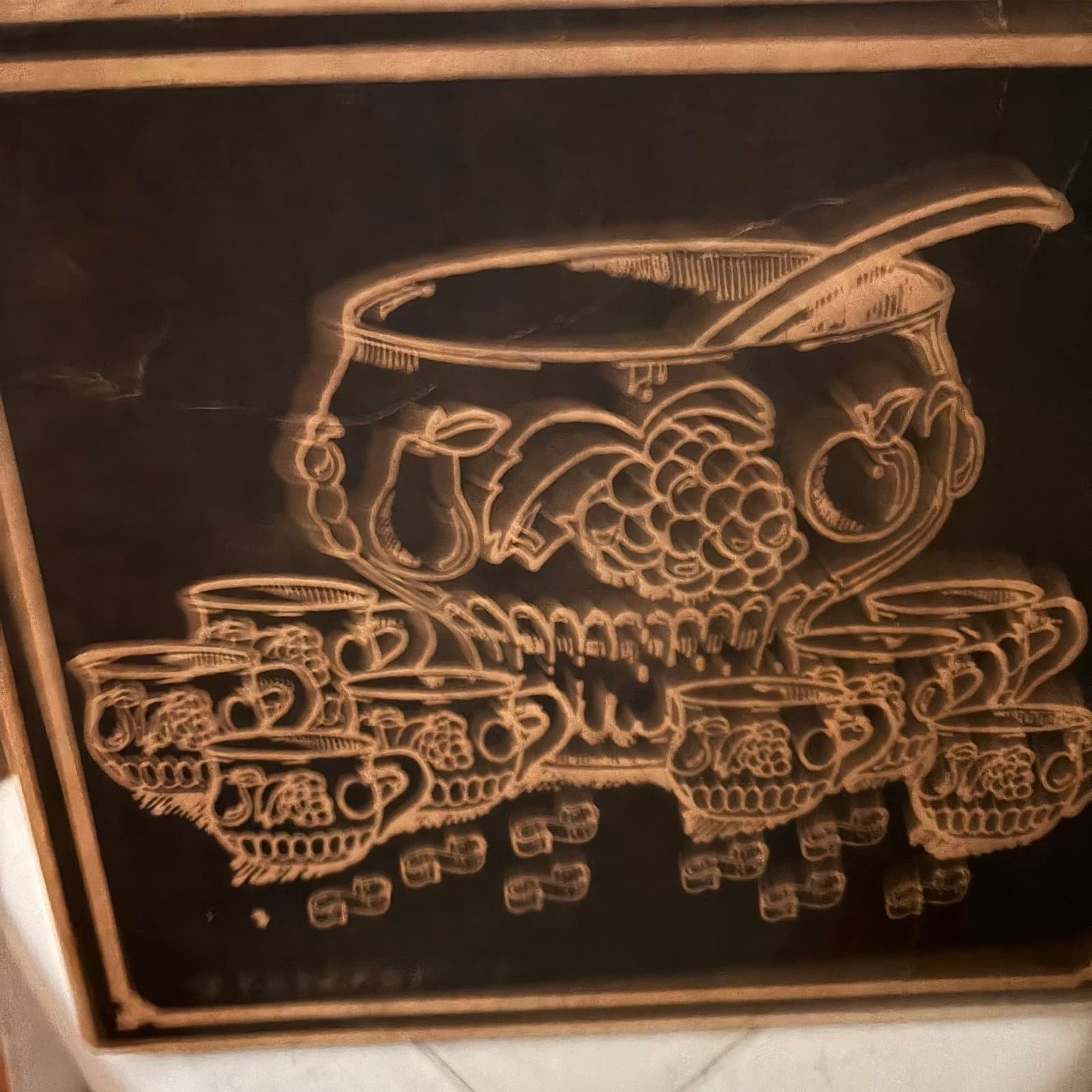 Vintage Crystal Punch Bowl Set - Thumbnail 2