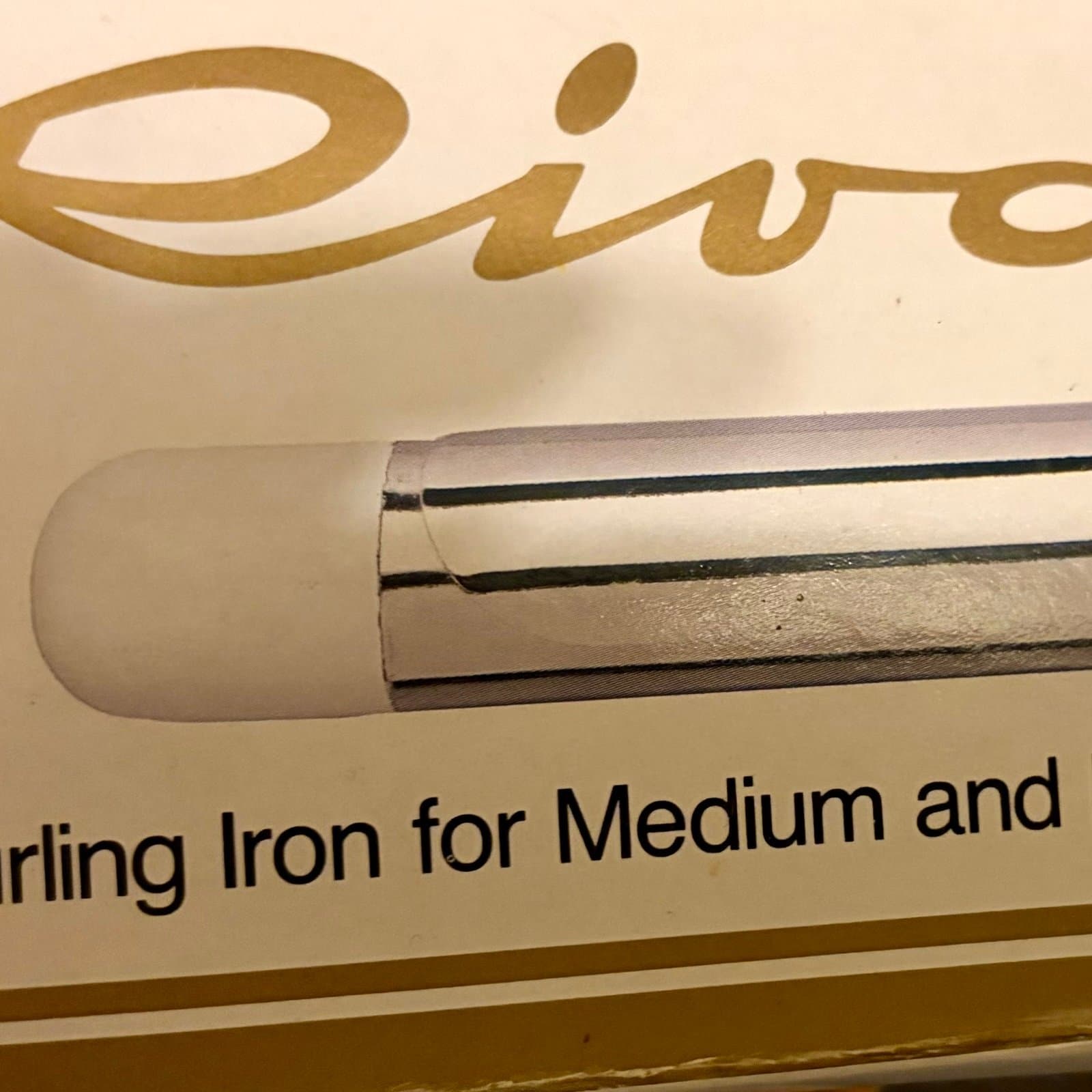 Vintage Riva Curling Iron with Original Box - Retro Hair Styling Prop - Thumbnail 4