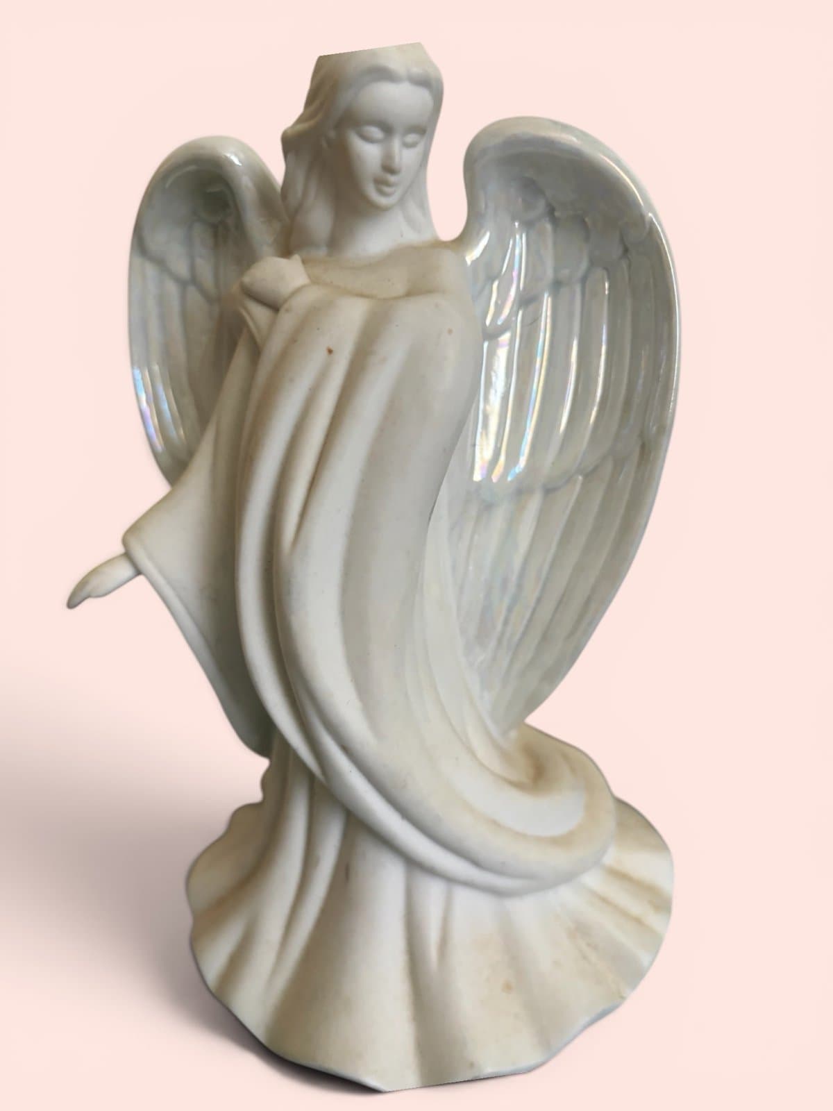 Vintage Porcelain Musical Angel - Thumbnail 2