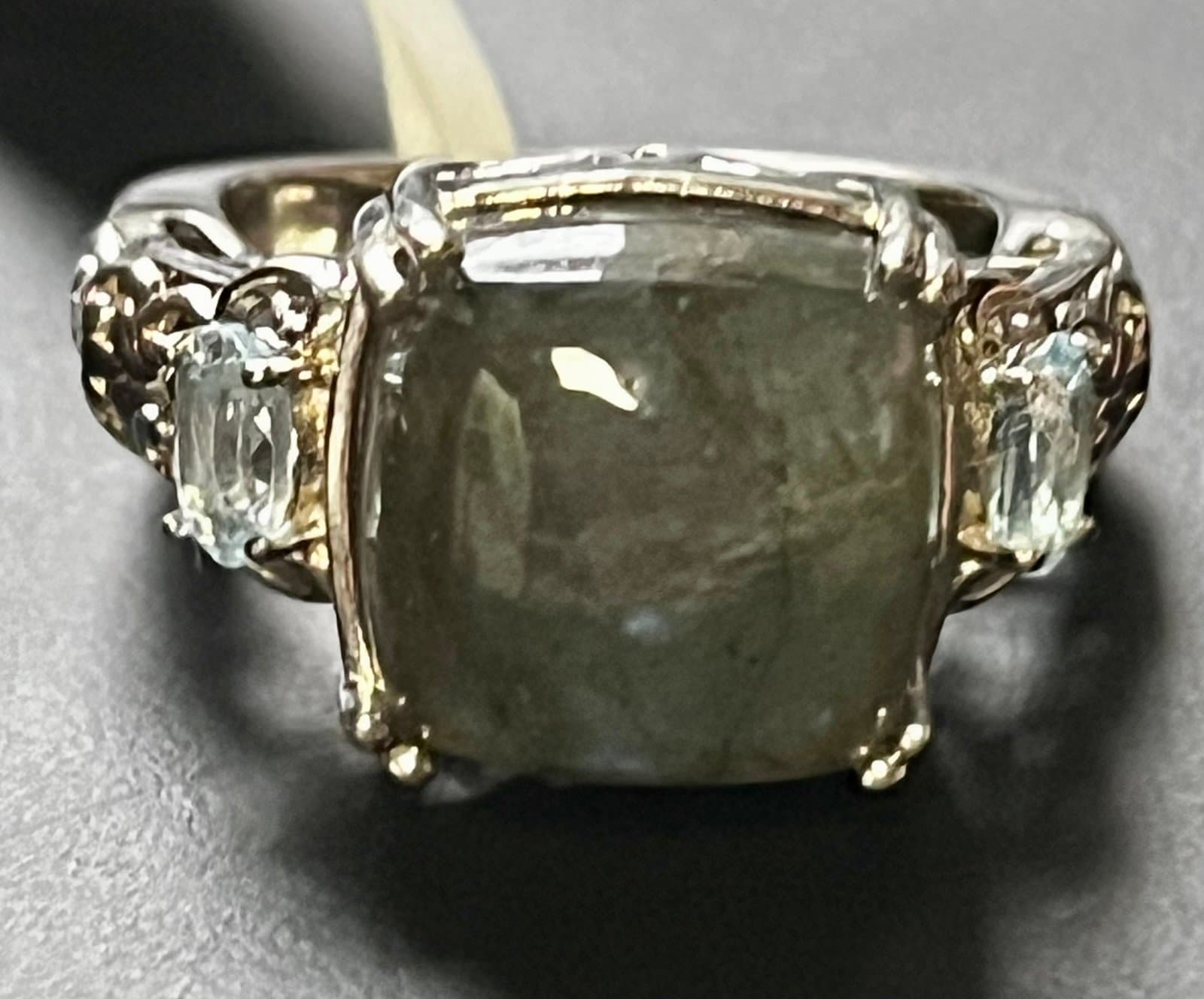 Labradorite, Topaz Ring size 7, NWT. - Thumbnail 4