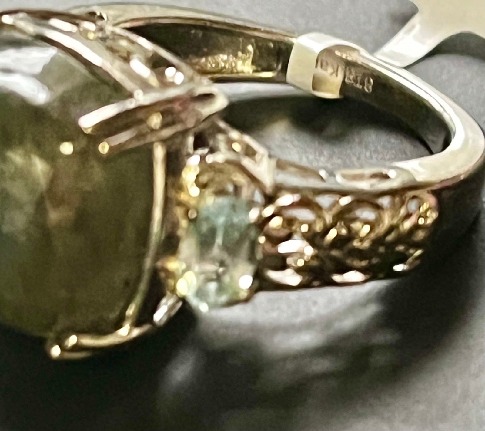 Labradorite, Topaz Ring size 7, NWT. - Thumbnail 2