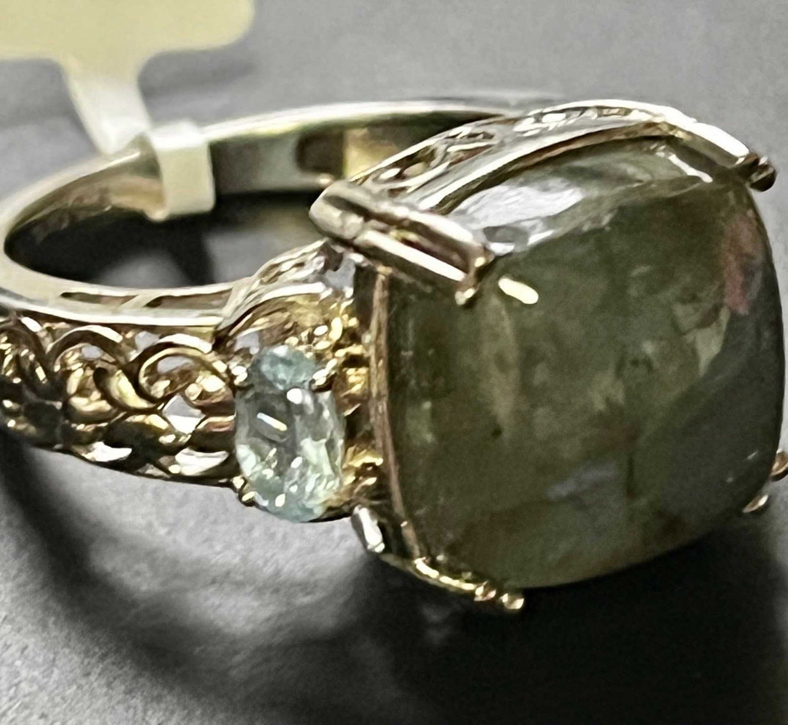 Labradorite, Topaz Ring size 7, NWT. - Thumbnail 3