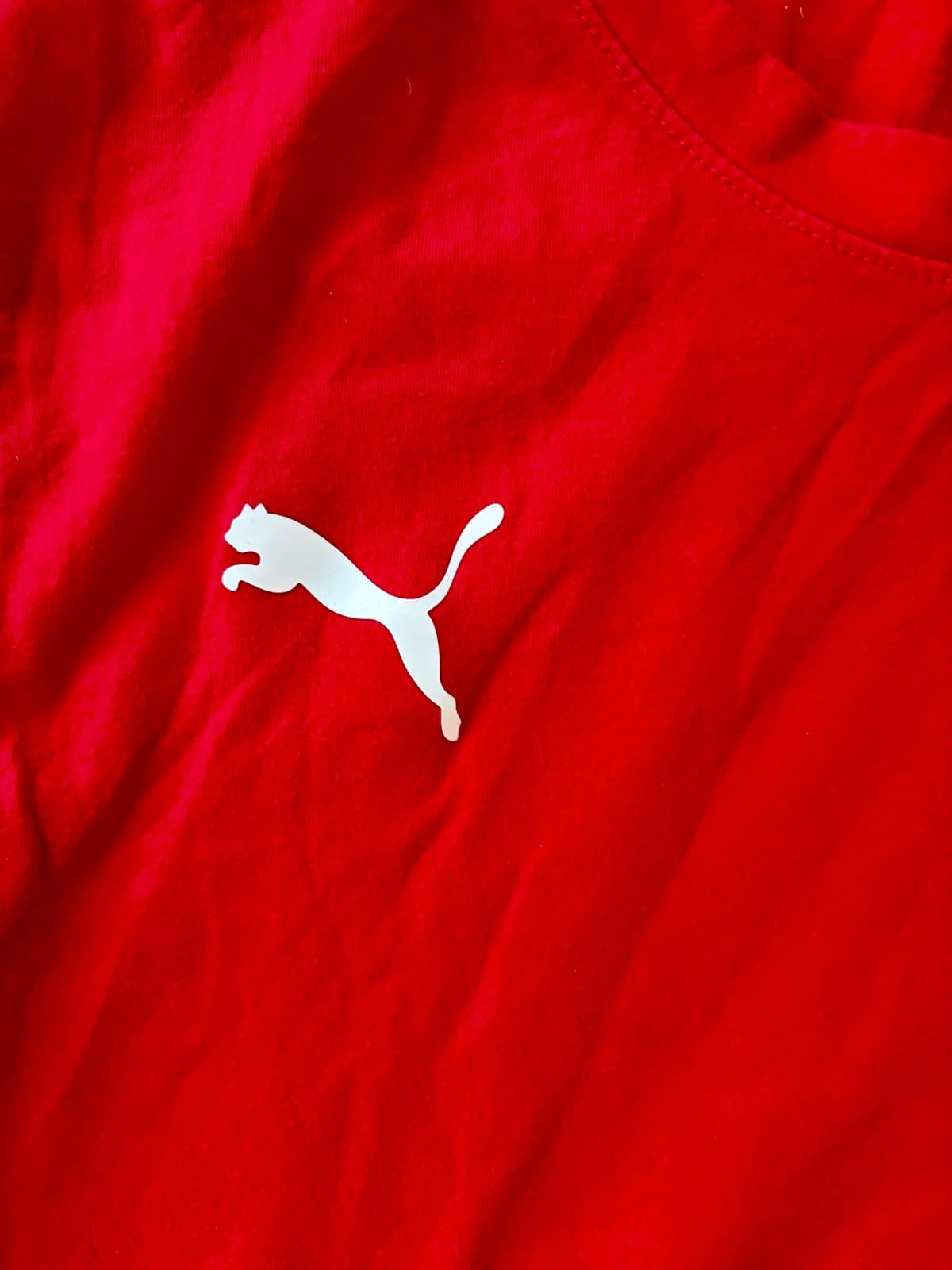 Puma Men’s Red PUMA T, size M - Thumbnail 3