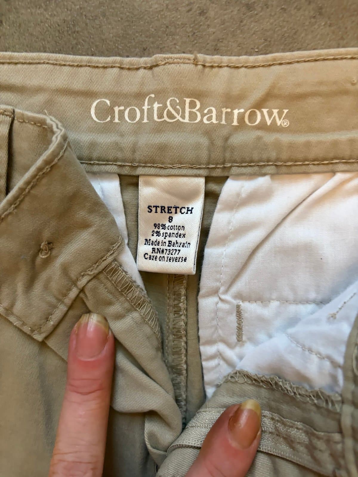 Women’s Croft Barrow khaki shorts size 6 - Thumbnail 2