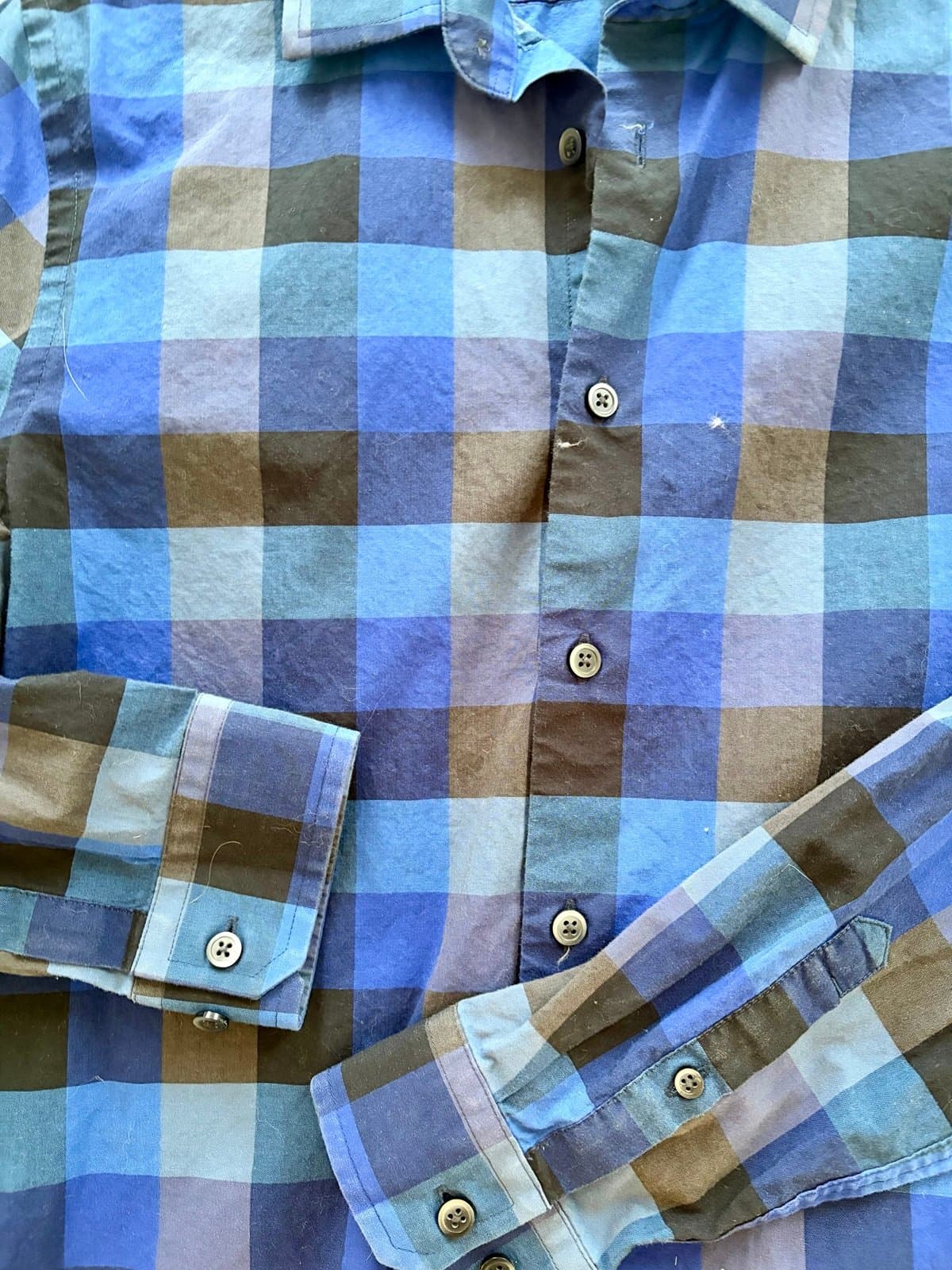 Men’s Express fitted dress shirt - Thumbnail 2