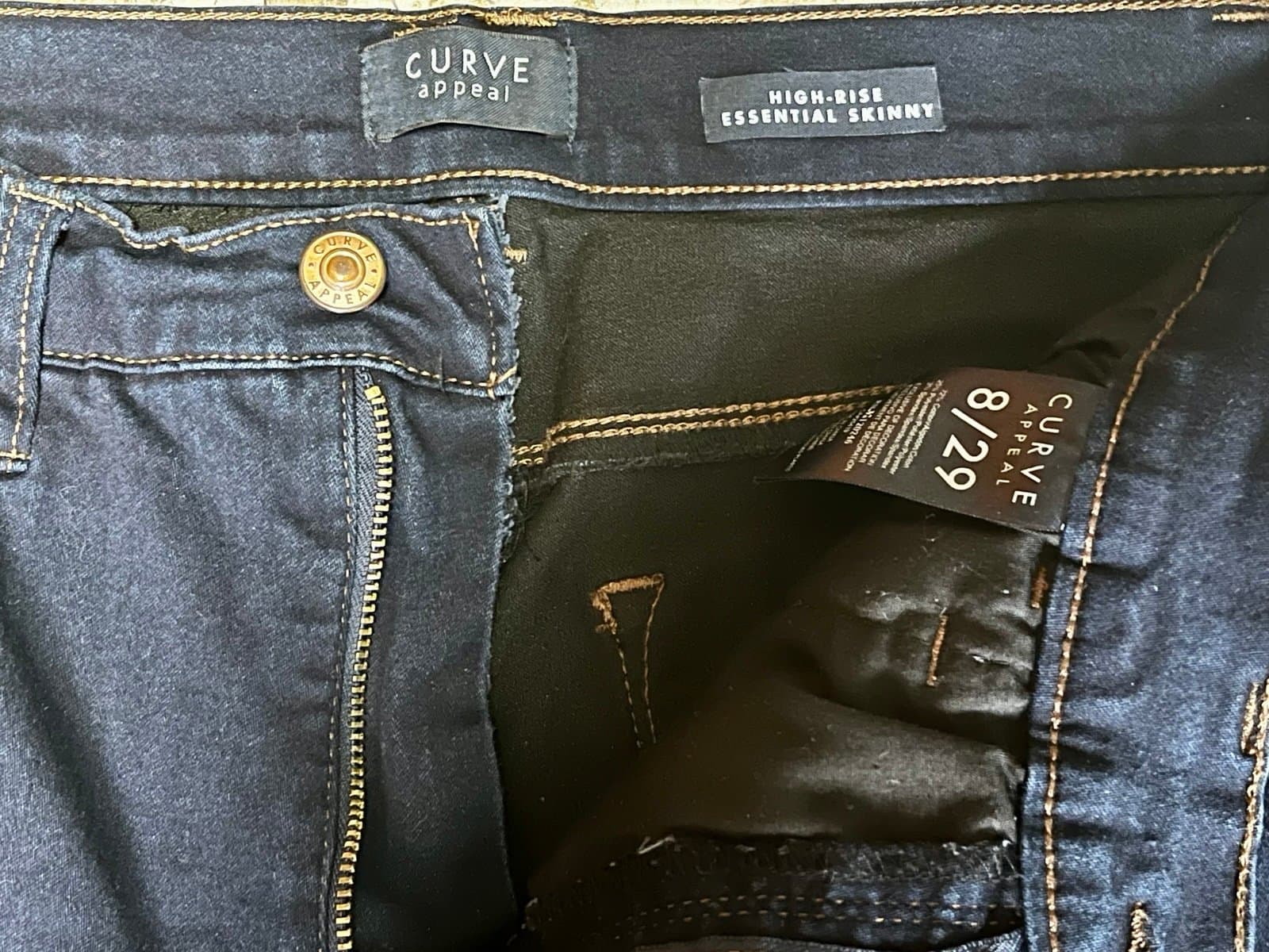 Curve Appeal, Super Stretch Skinny Jeans, sizes 8 - Thumbnail 3