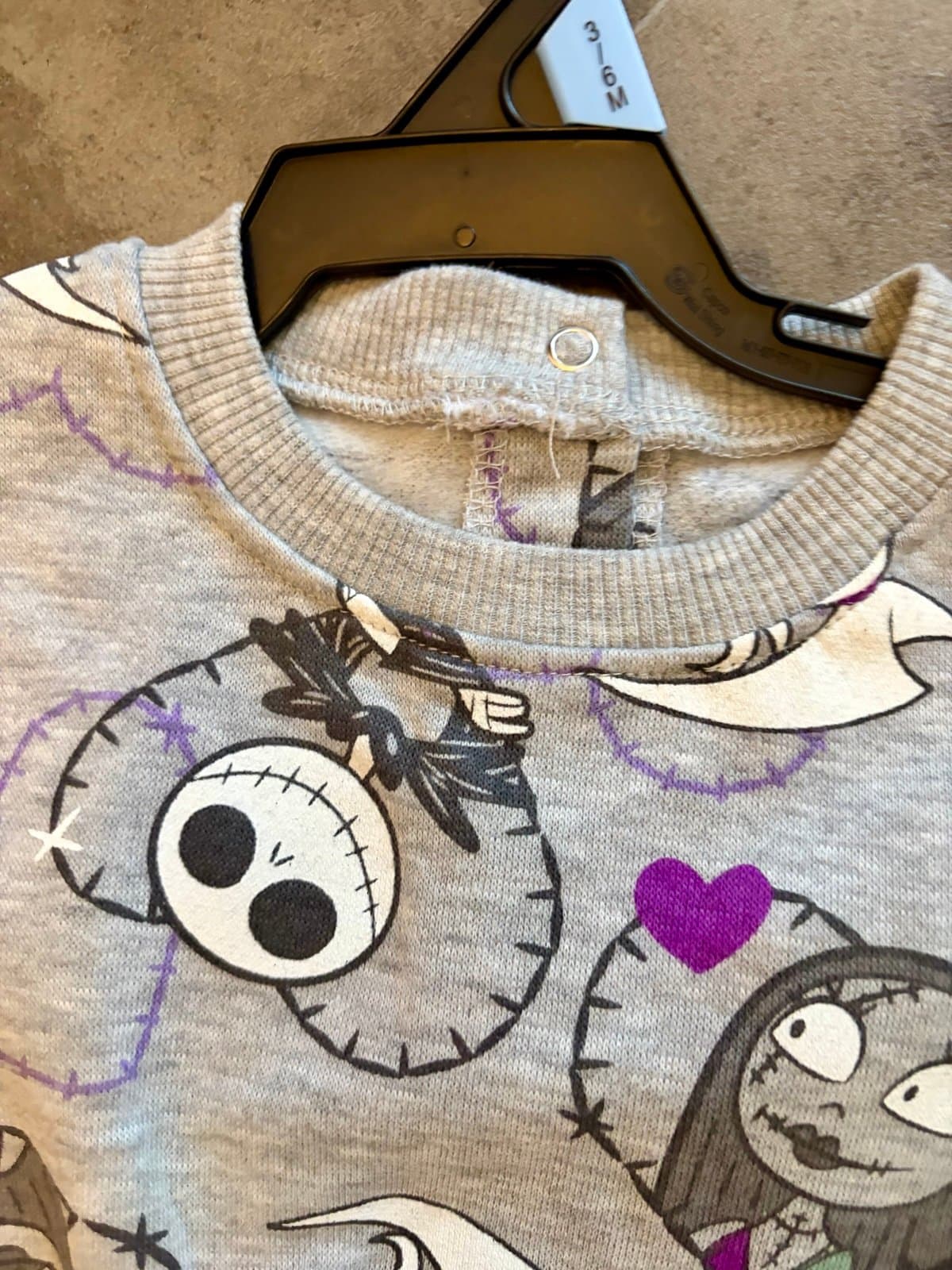 Baby Girls Disney Nightmare Before Christmas outfit 3/6 months - Thumbnail 3