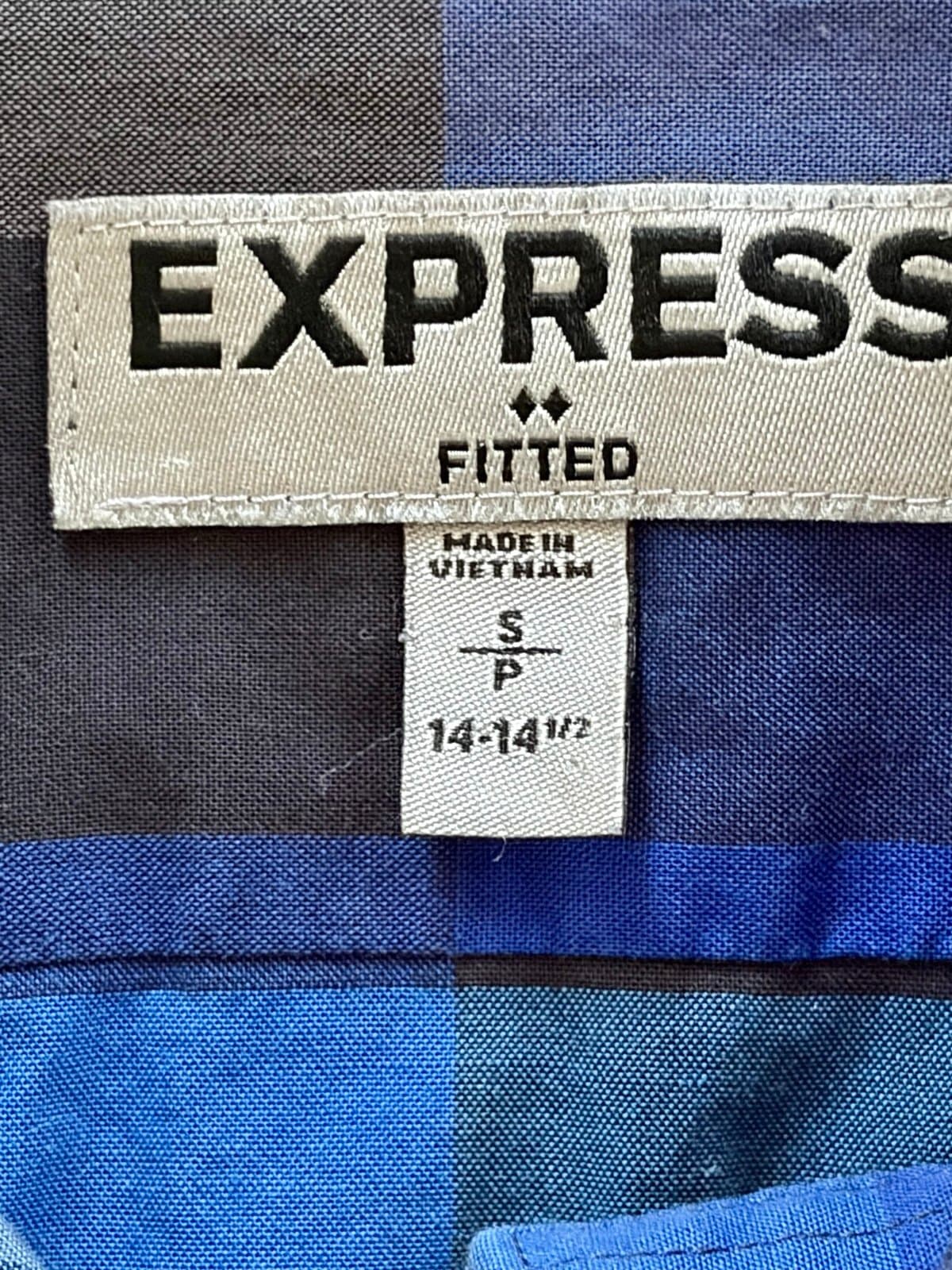 Men’s Express fitted dress shirt - Thumbnail 4
