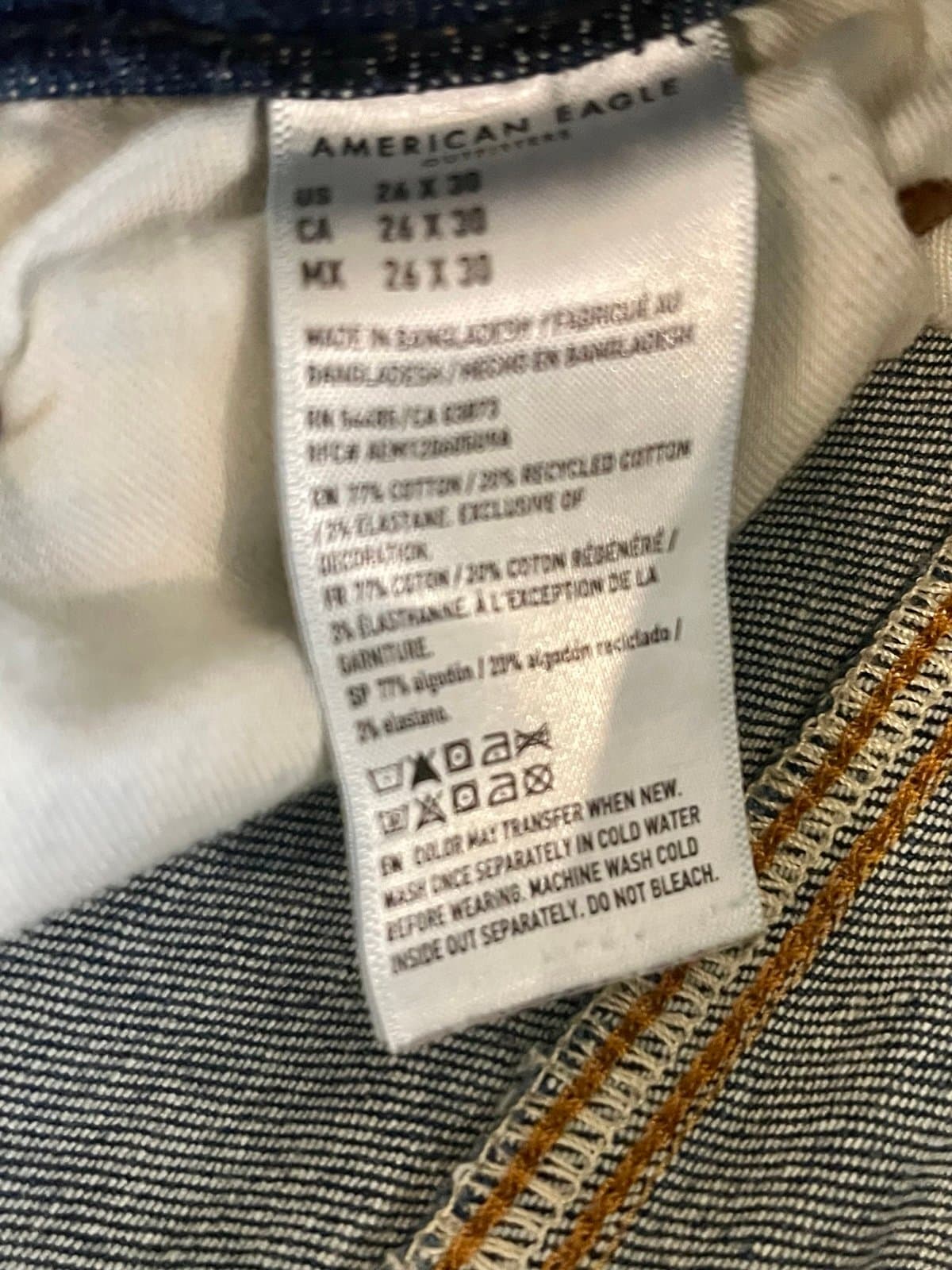 American Eagle Jeans size 26 - Thumbnail 4