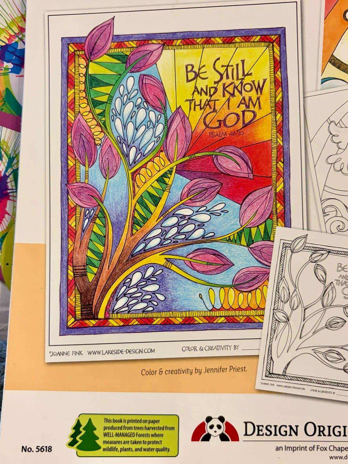 Christian Adult coloring book - Thumbnail 4