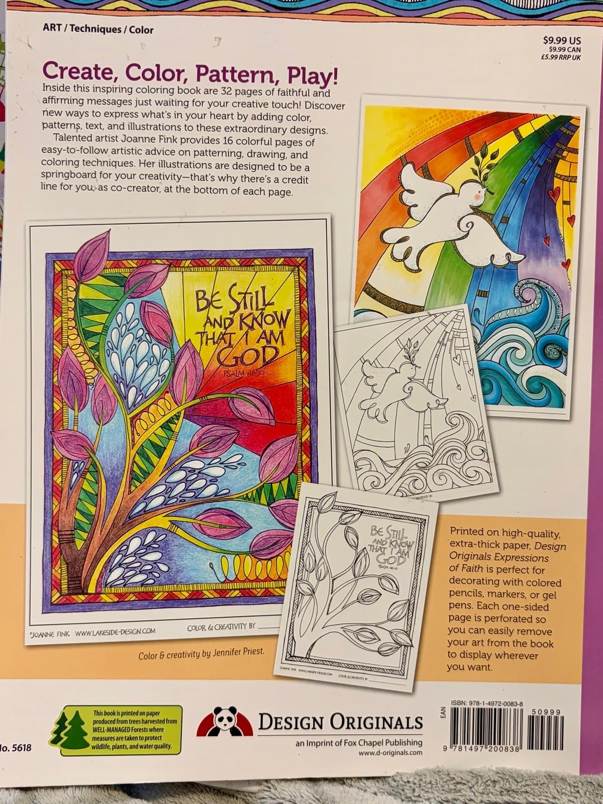 Christian Adult coloring book - Thumbnail 3