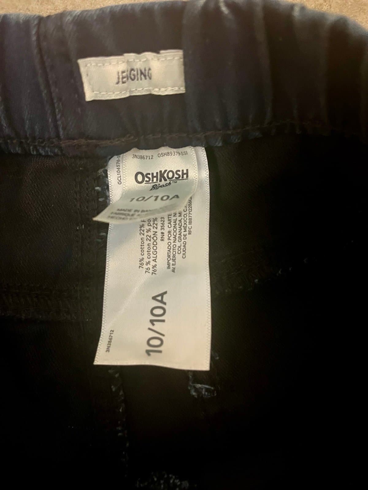 Girls Osh Kosh Jeggings, nwt, size 10 - Thumbnail 2