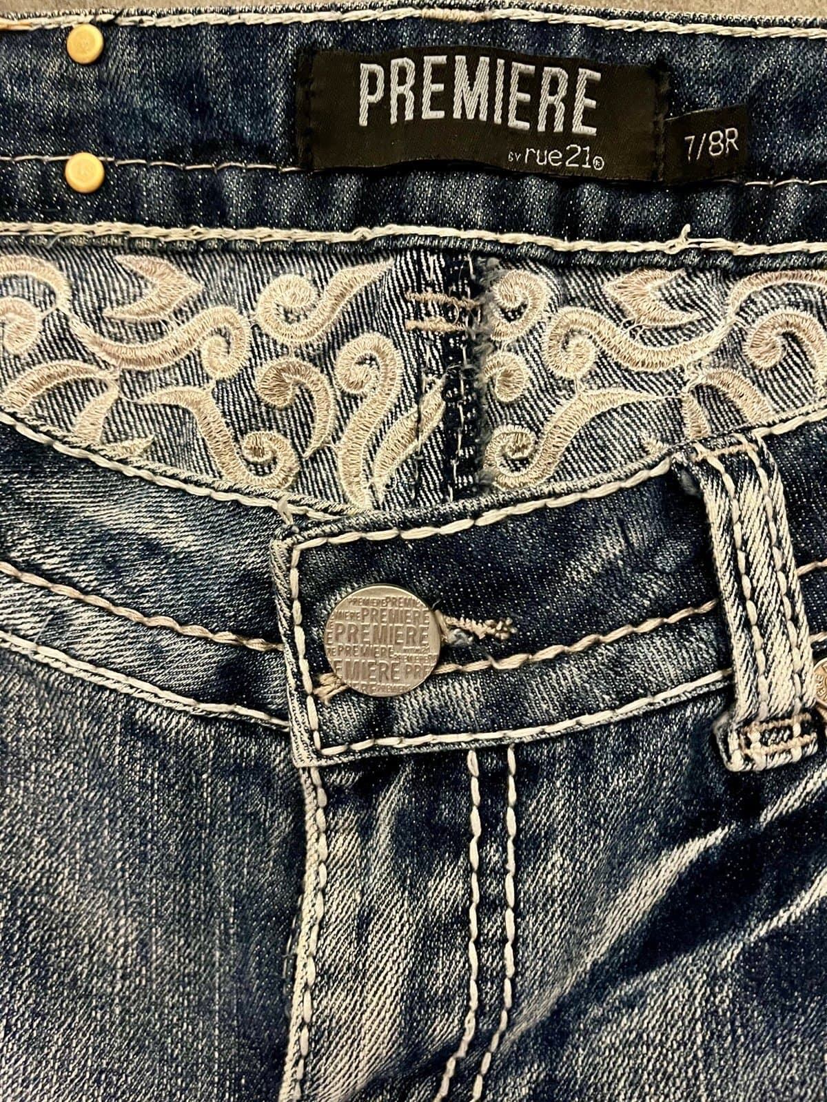 Rue 21 Premiere Jeans, size 7/8 - Thumbnail 2