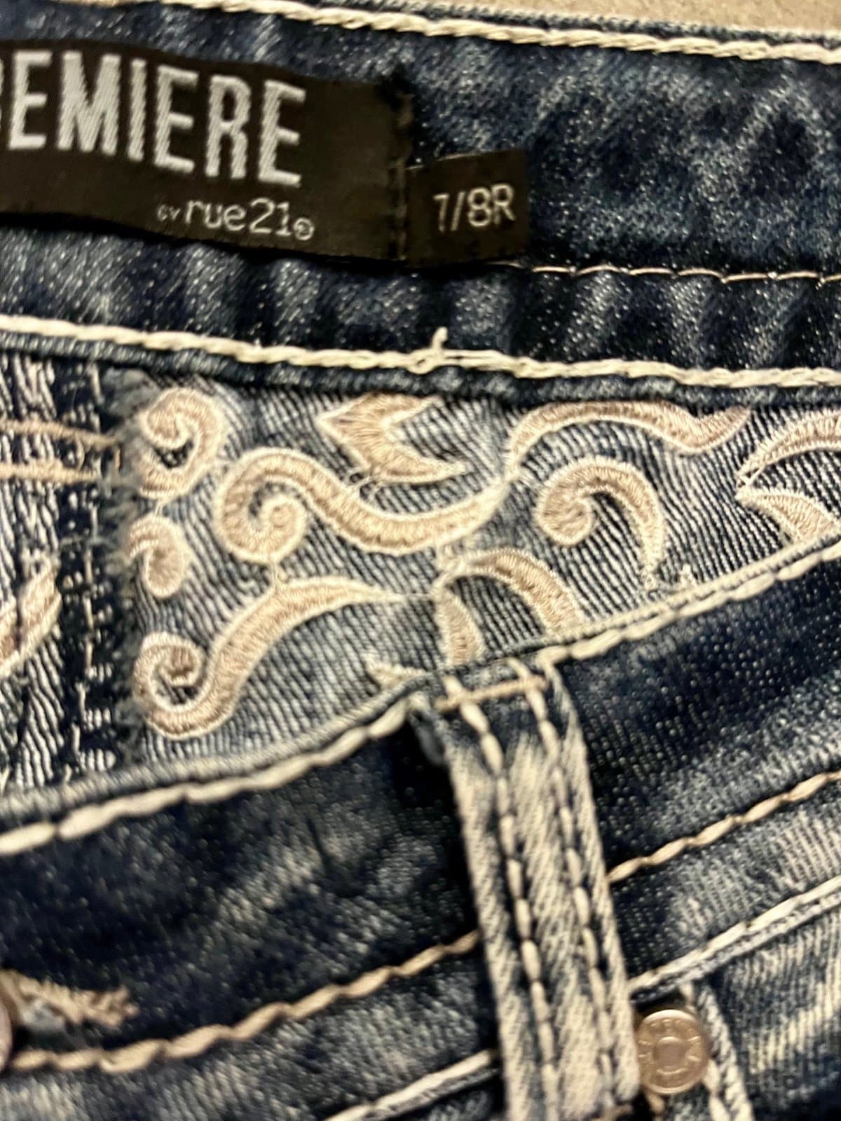 Rue 21 Premiere Jeans, size 7/8 - Thumbnail 5